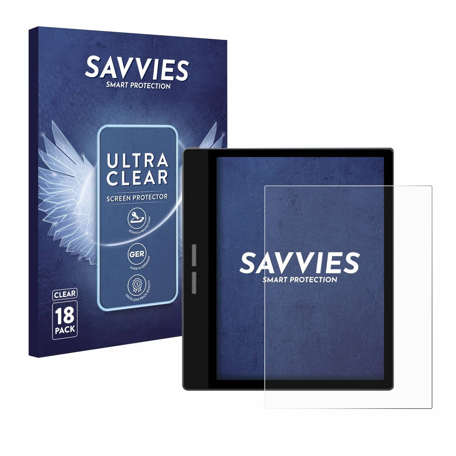 18x Savvies Displayschutz-Folie für Bigme