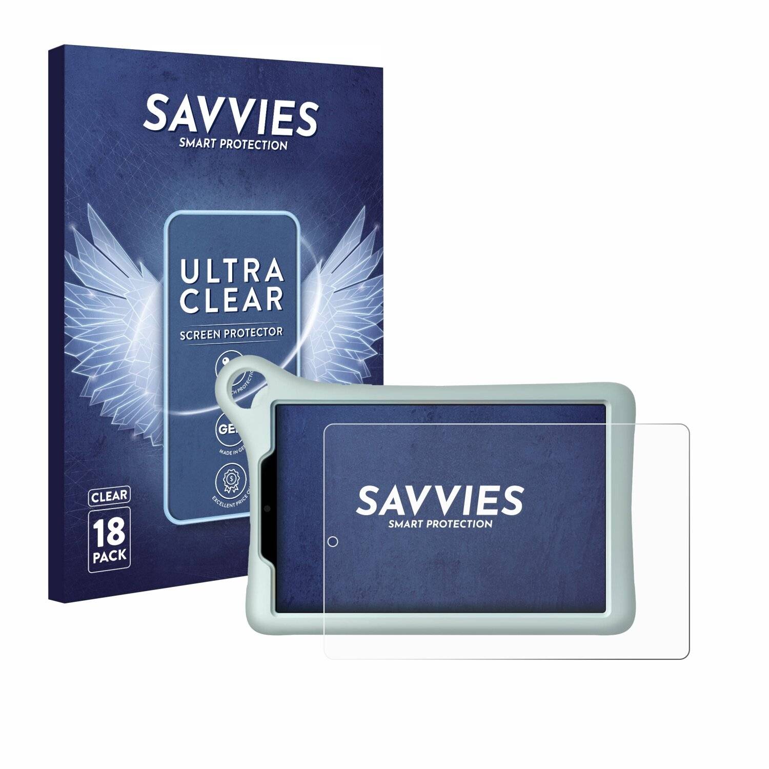 18x Savvies Displayschutz-Folie für TCL Tkee