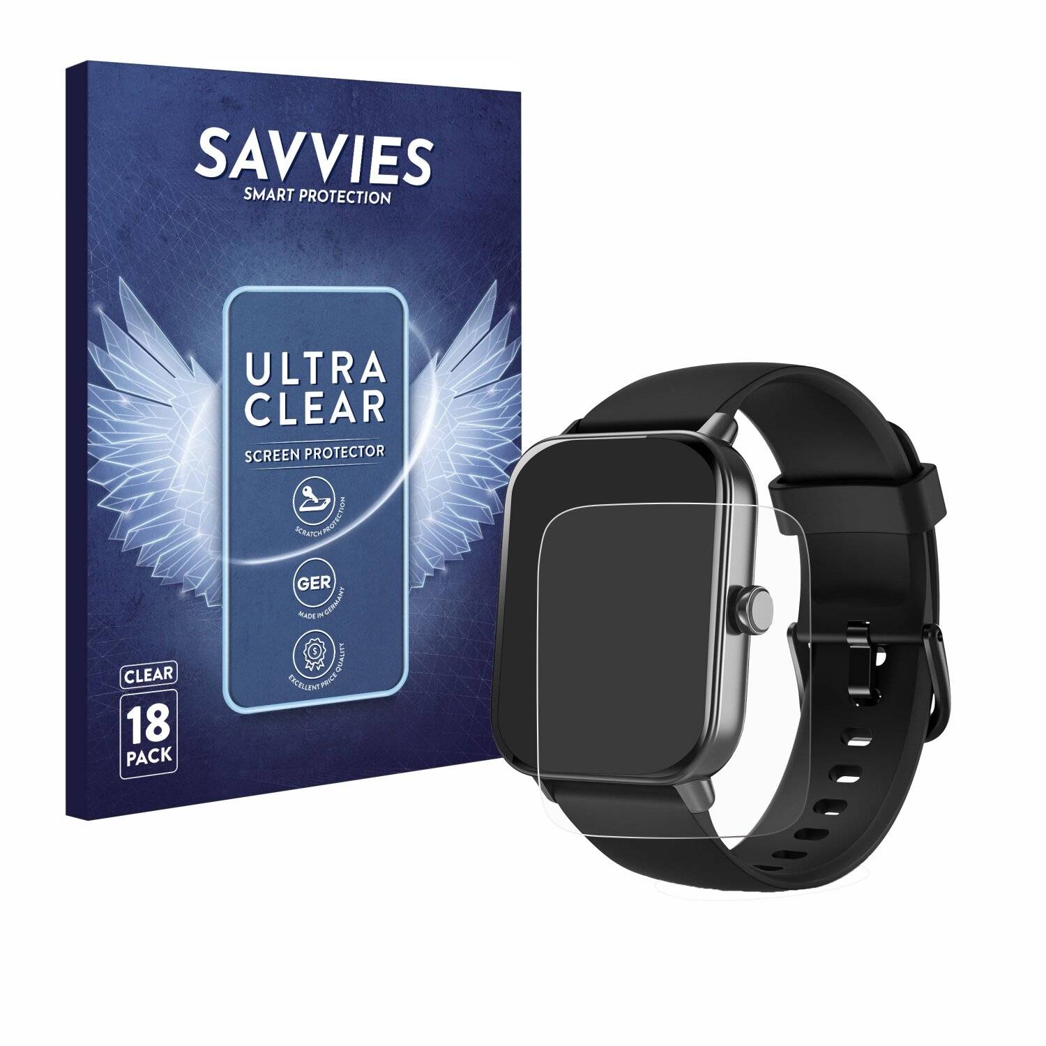 18x Savvies Displayschutz-Folie für Yoever IDW13