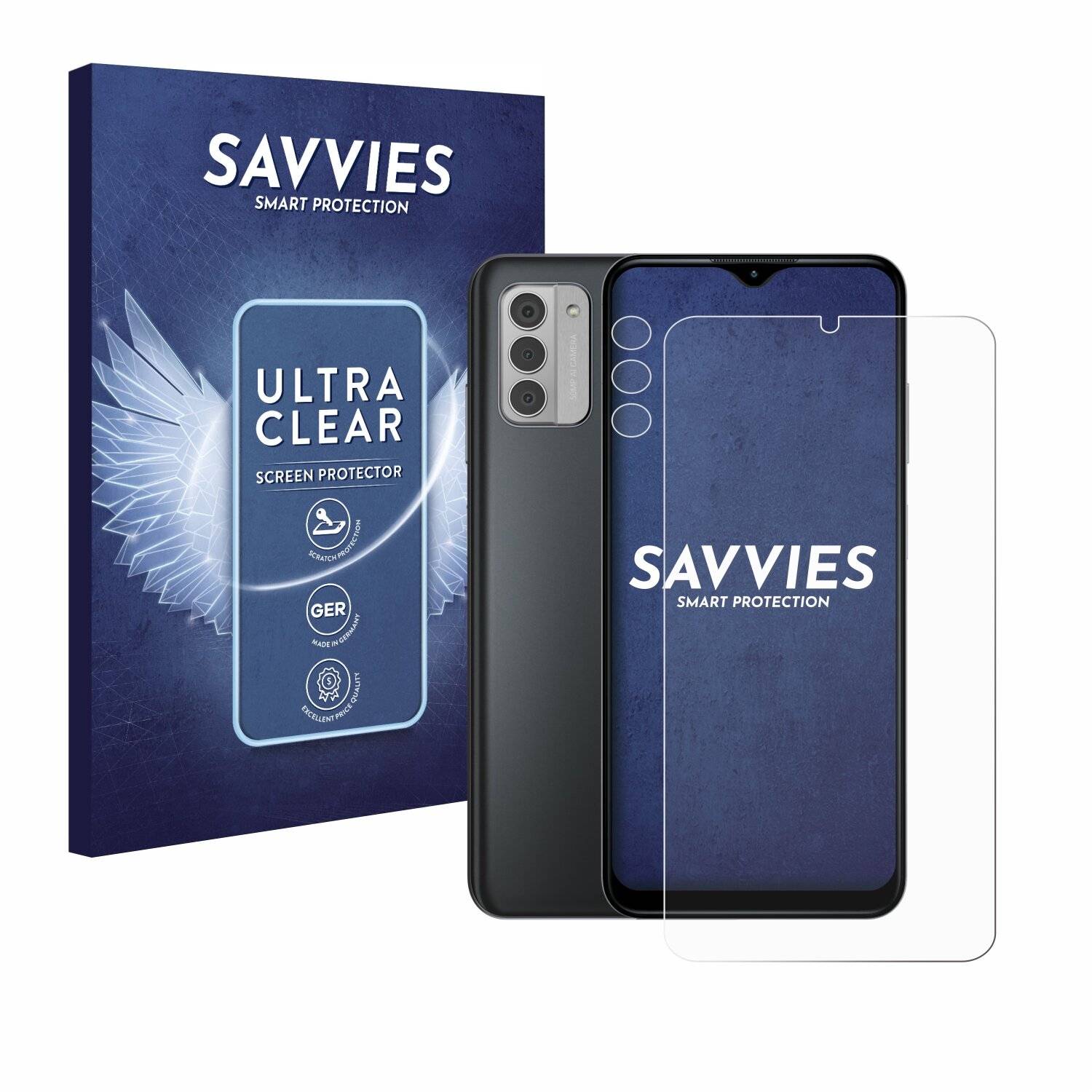 18x Savvies Displayschutz-Folie für Nokia G42 5G
