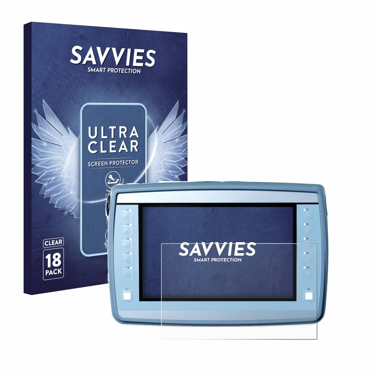 18x Savvies Displayschutz-Folie für Siemens Simatic HMI