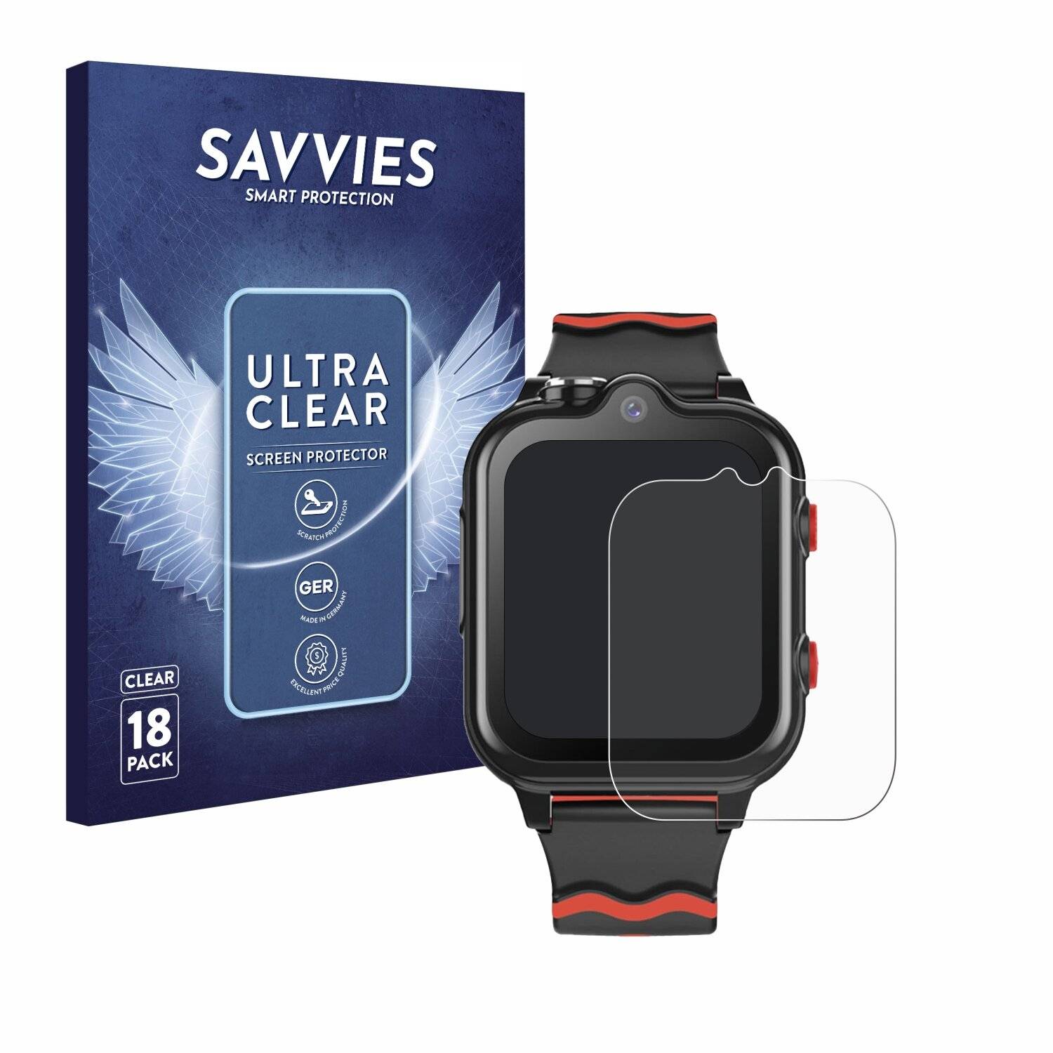 18x Savvies Displayschutz-Folie für Carneedi D35