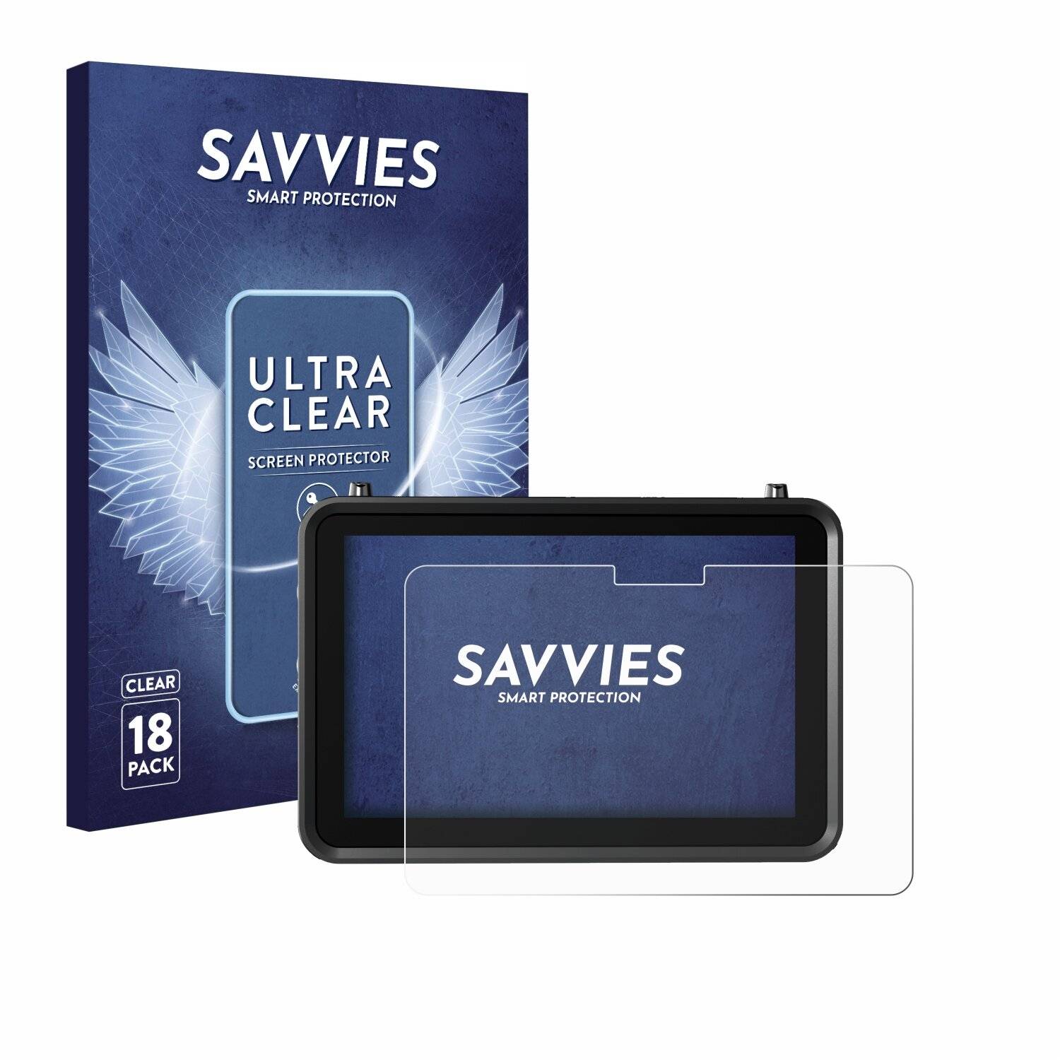 18x Savvies Displayschutz-Folie für Atomos Shogun