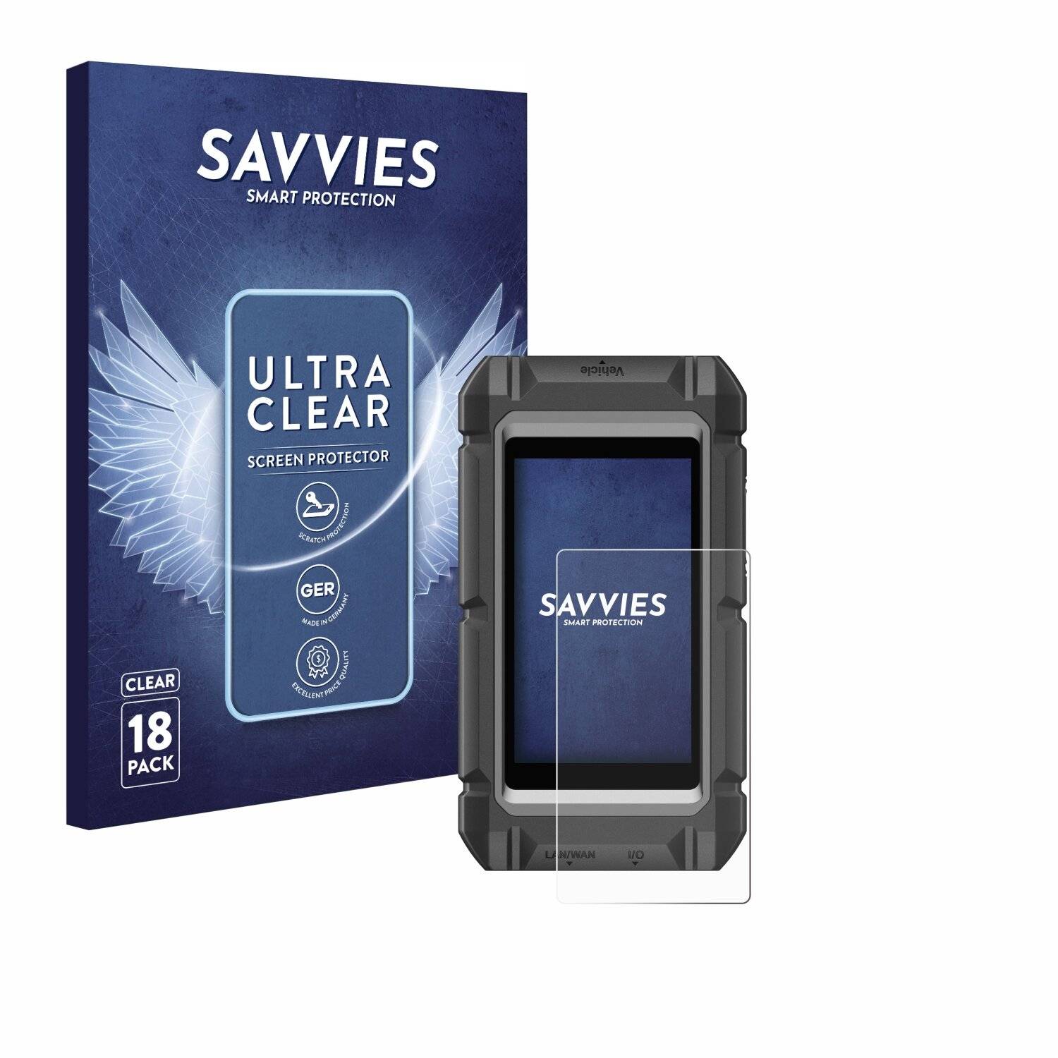 18x Savvies Displayschutz-Folie für Topdon Rlink