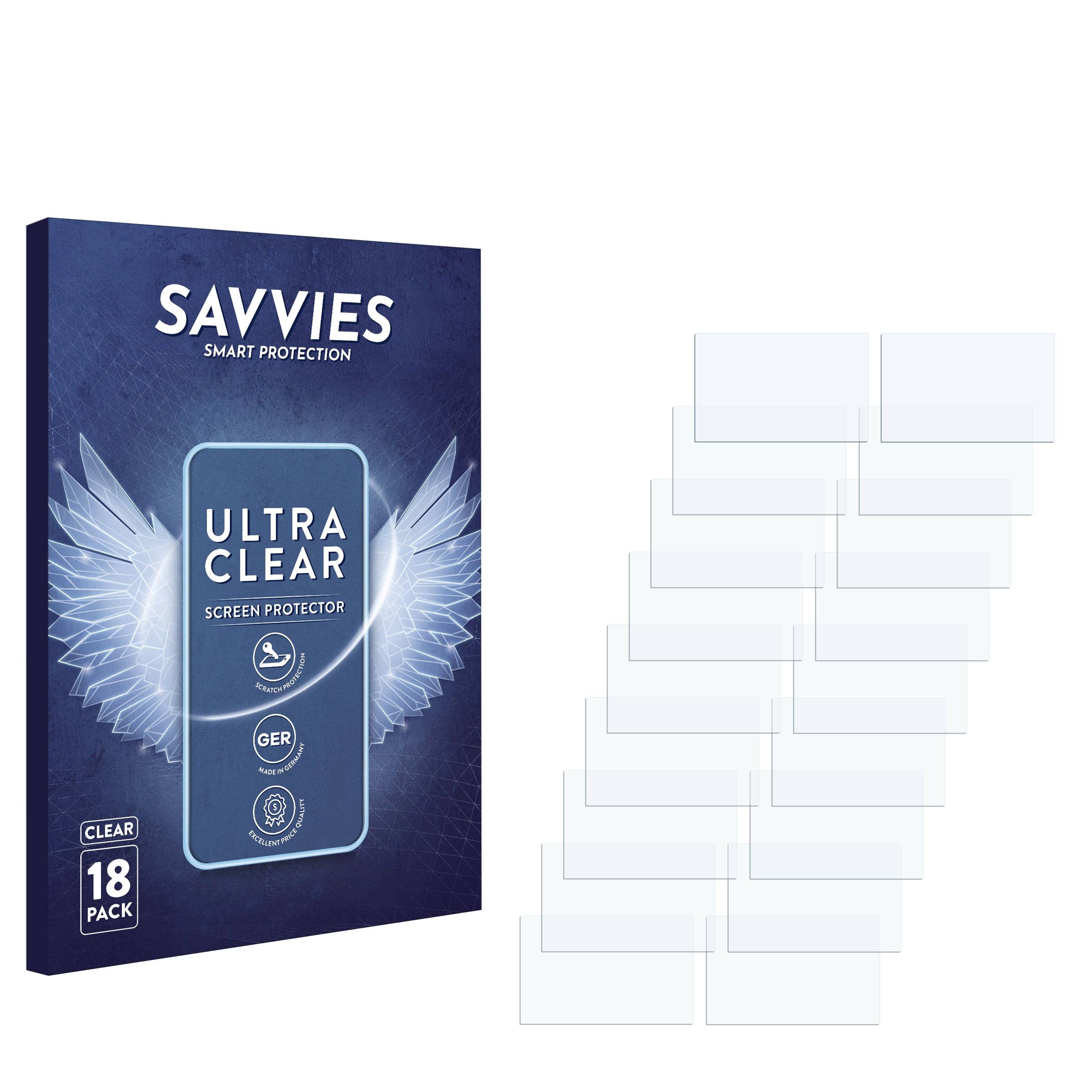 18x Savvies Displayschutz-Folie für SQUARP Instruments
