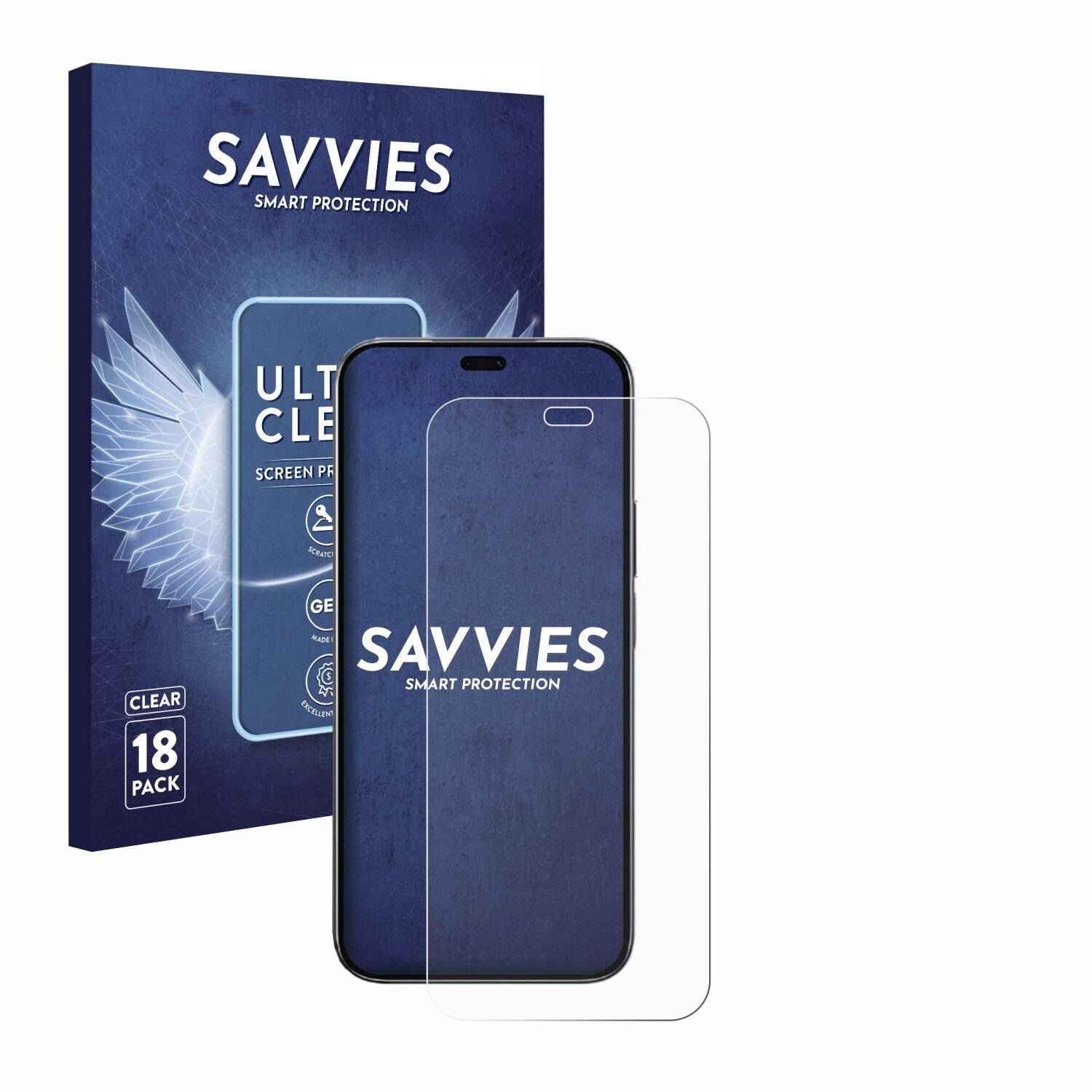18x Savvies Displayschutz-Folie für Honor 200