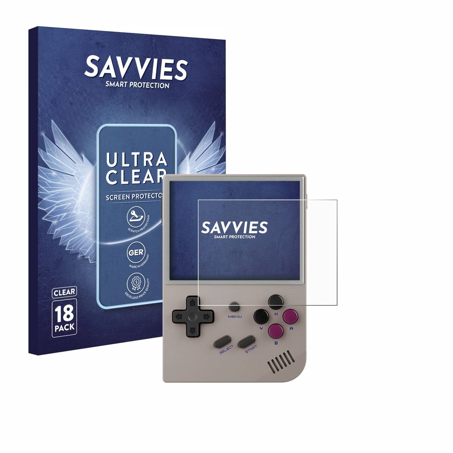 18x Savvies Displayschutz-Folie für Anbernic RG35XX
