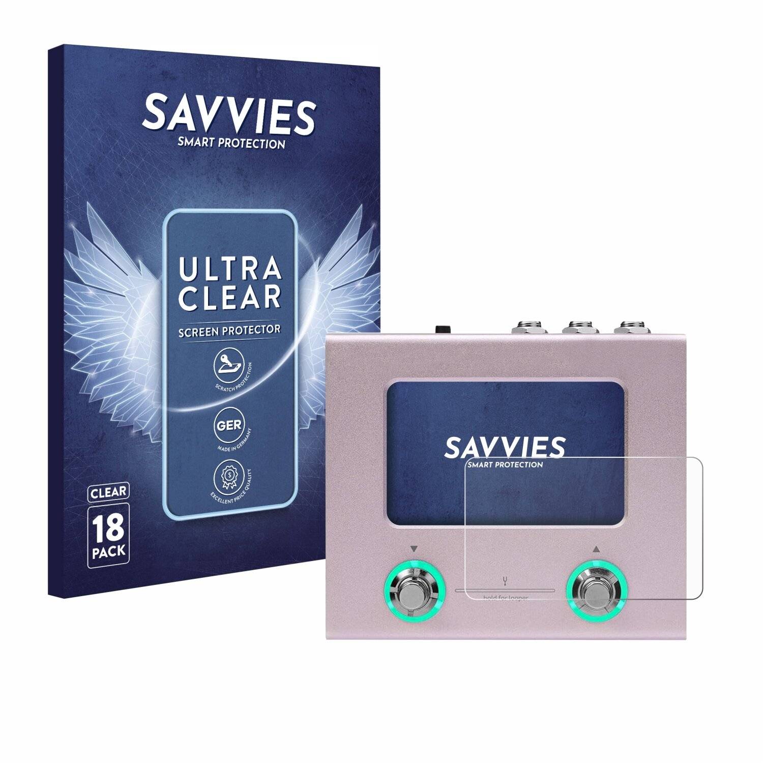 18x Savvies Displayschutz-Folie für Hotone Ampero