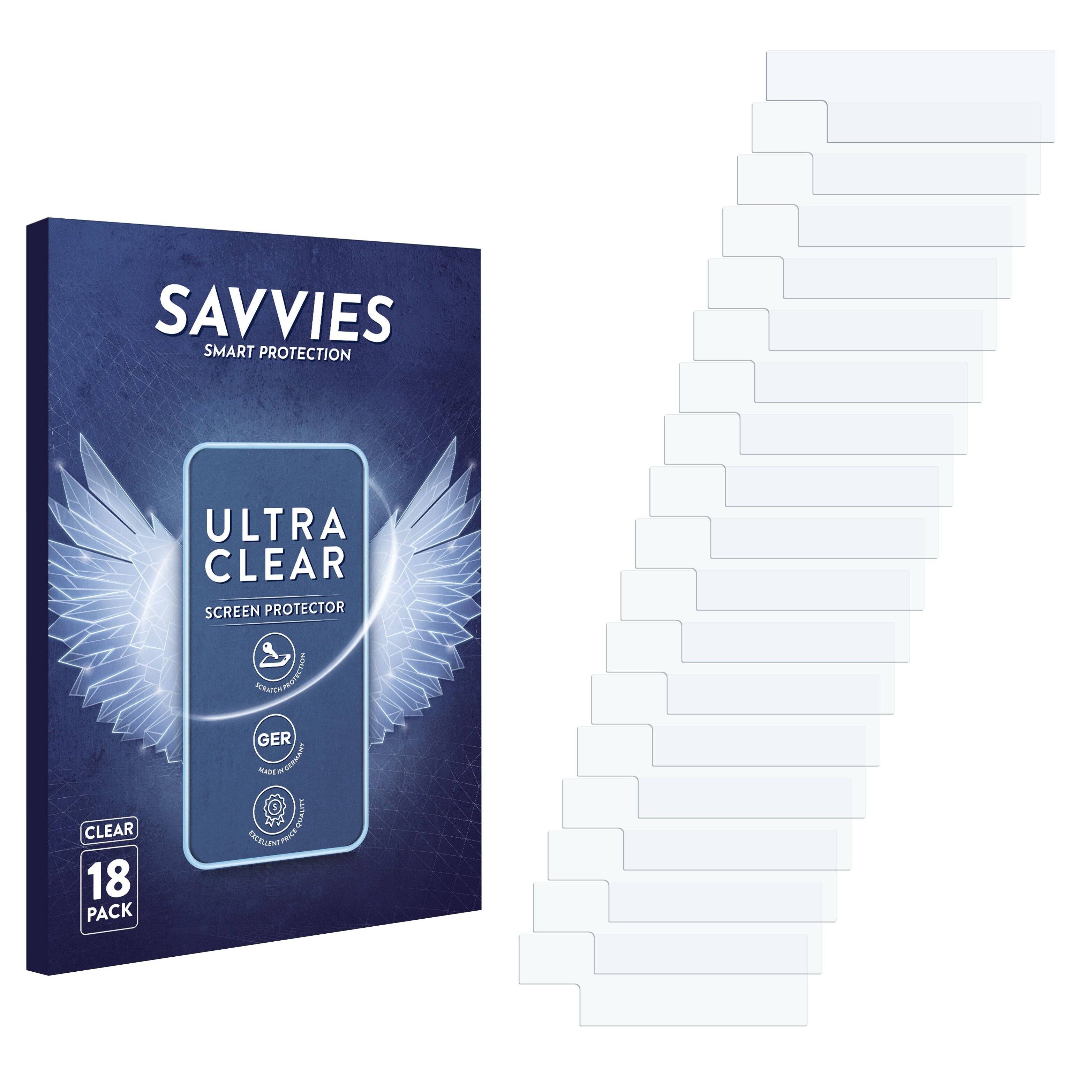 18x Savvies Displayschutz-Folie für the t.bone free solo DR 823