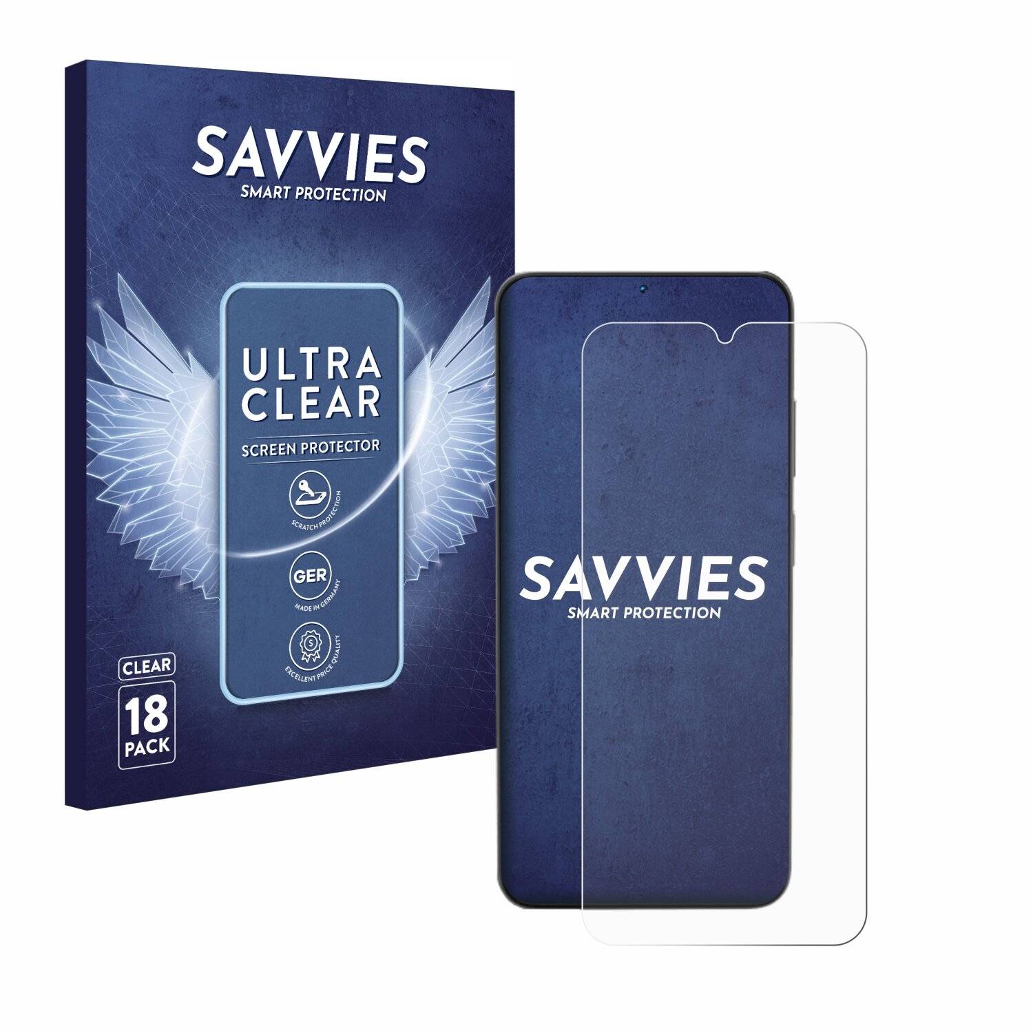 18x Savvies Displayschutz-Folie für Doogee