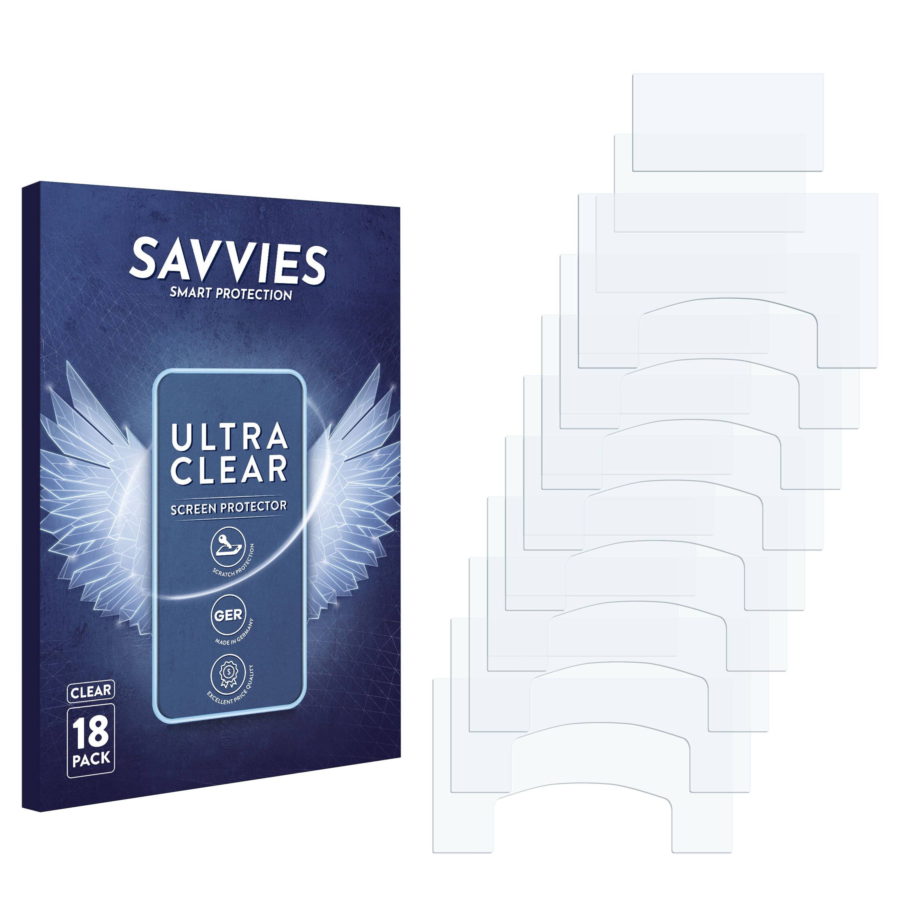 18x Savvies Displayschutz-Folie für Boss WL-60 Wireless