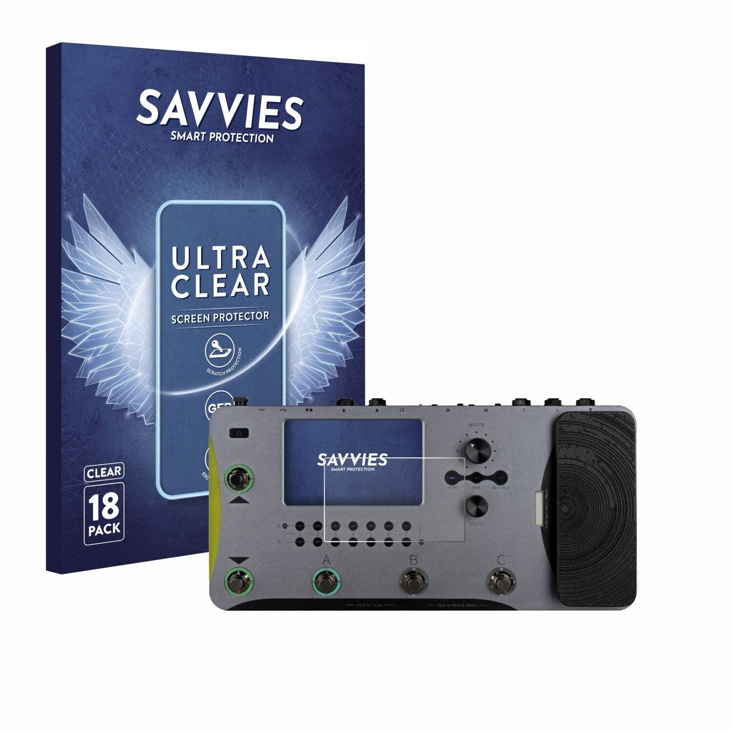 18x Savvies Displayschutz-Folie für Mooer