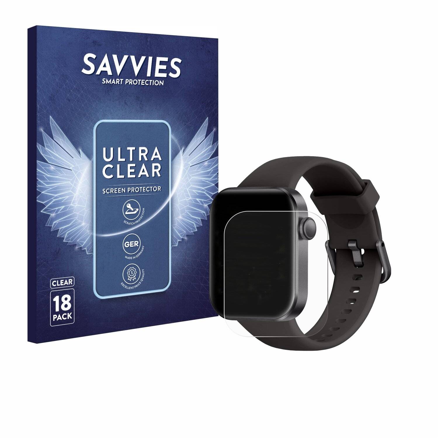 18x Savvies Displayschutz-Folie für DDXCAW P2