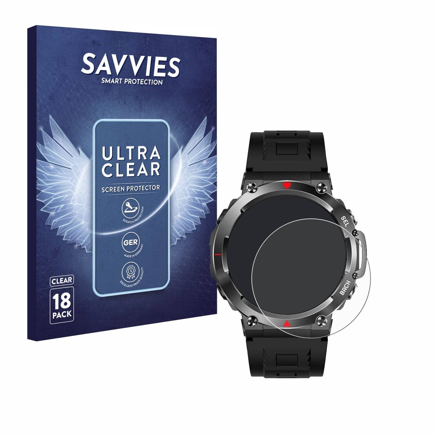 18x Savvies Displayschutz-Folie für Imfrchcs X106