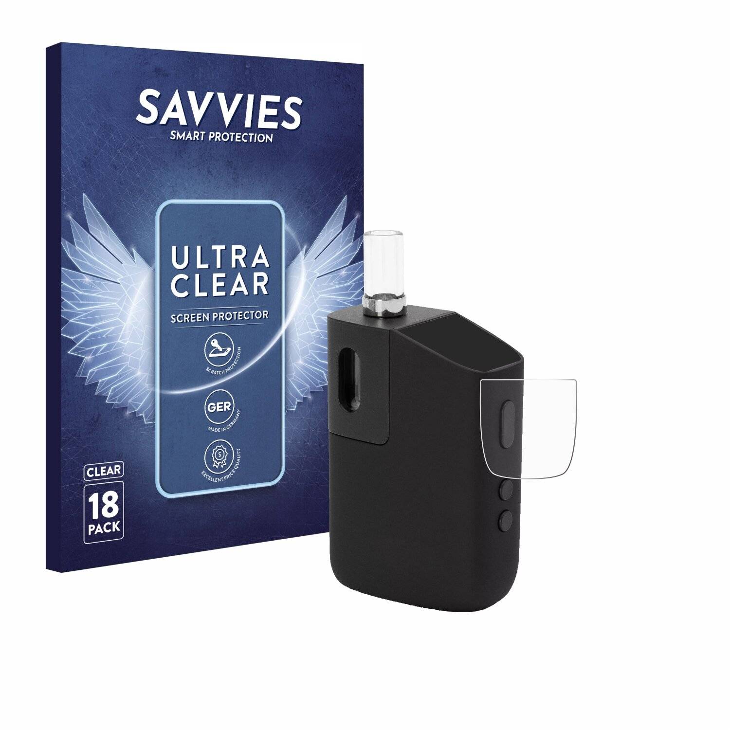 18x Savvies Displayschutz-Folie für Smono