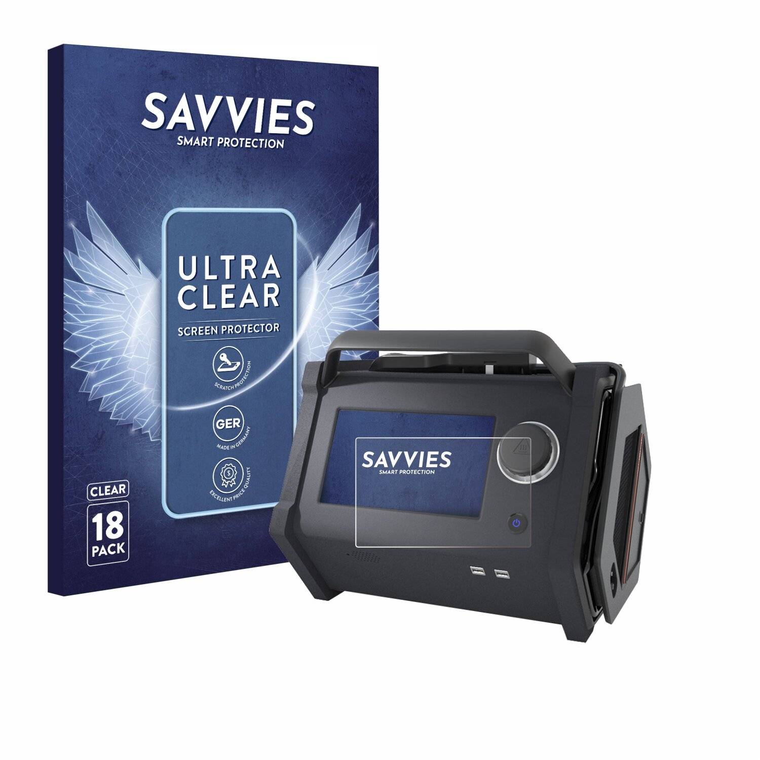 18x Savvies Displayschutz-Folie für Flir Griffin