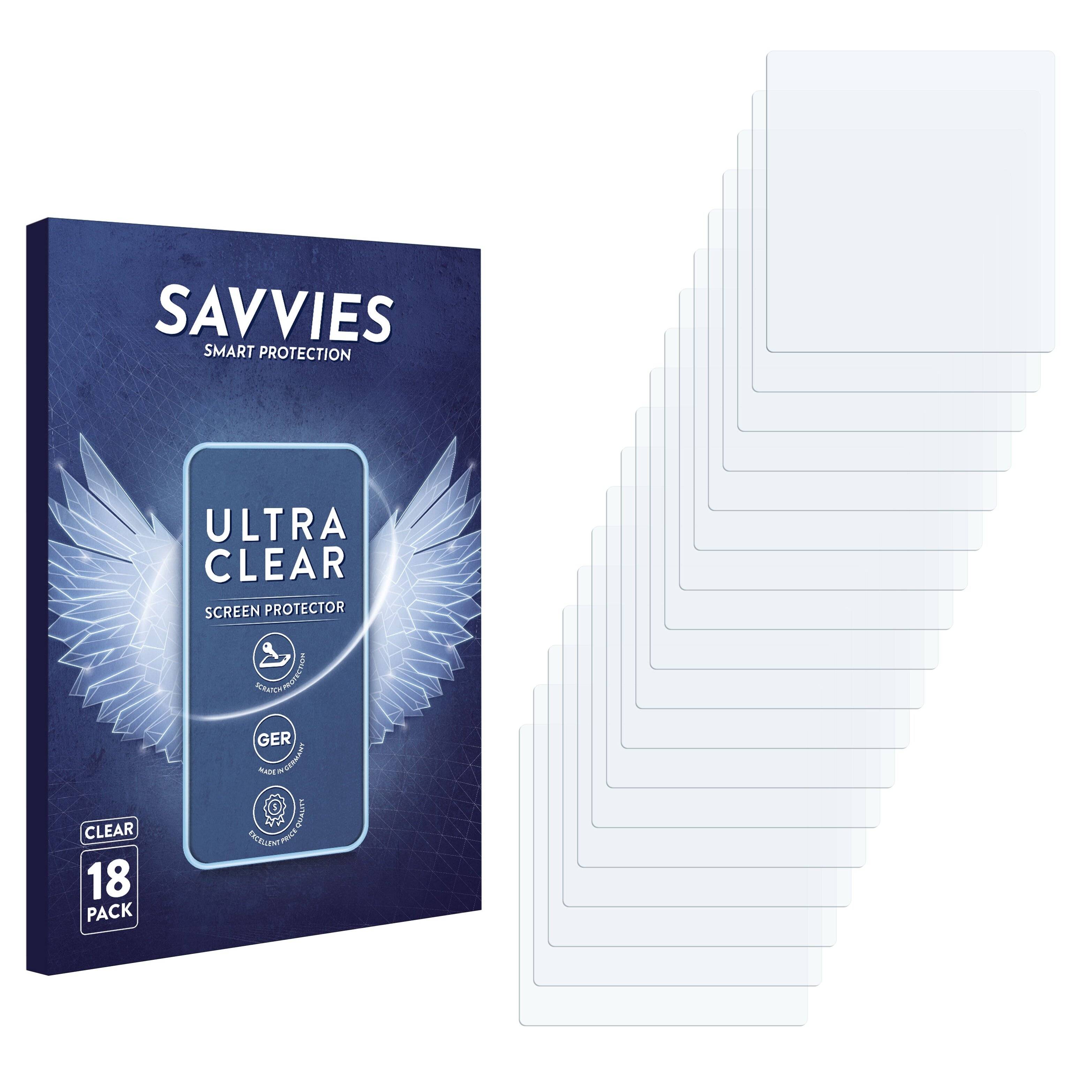 18x Savvies Displayschutz-Folie für Fluke 378