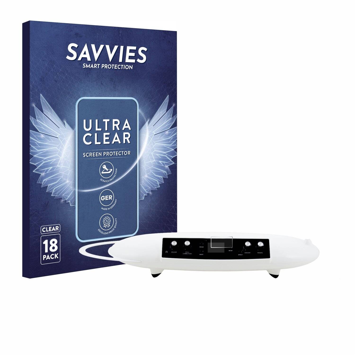 18x Savvies Displayschutz-Folie für Moog