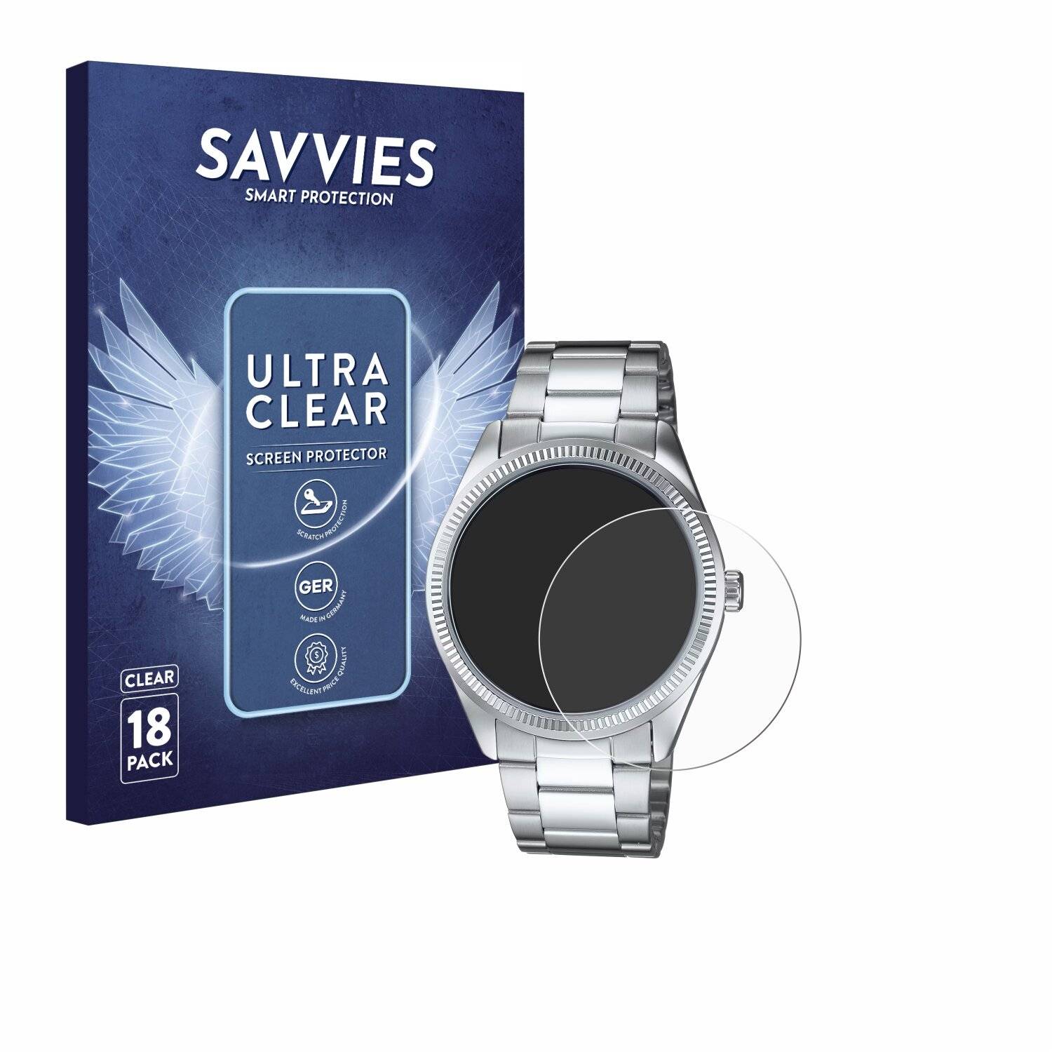 18x Savvies Displayschutz-Folie für Casio