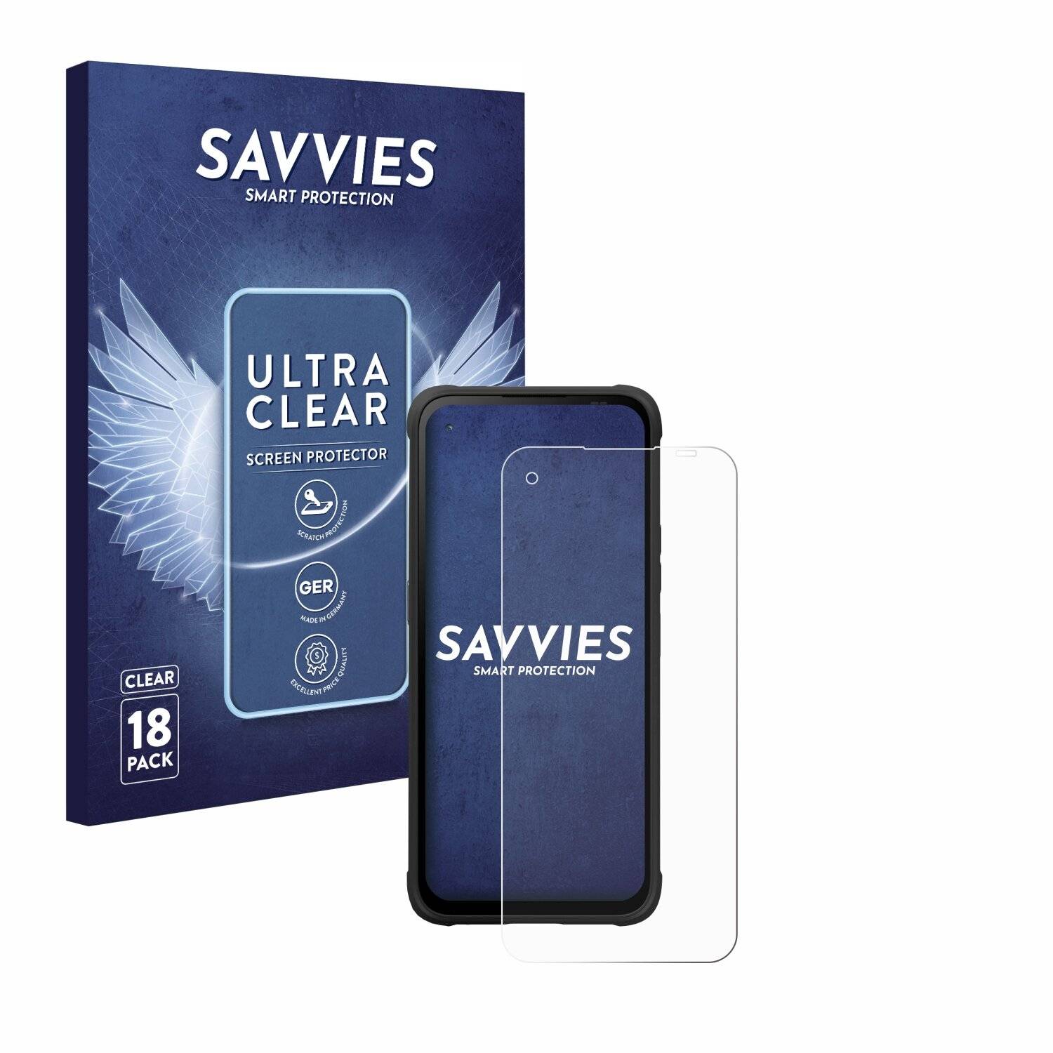18x Savvies Displayschutz-Folie für Hammer Blade