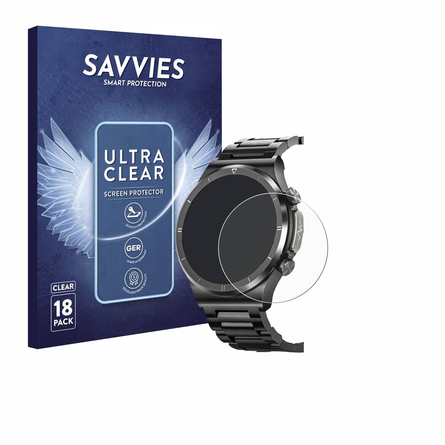 18x Savvies Displayschutz-Folie für Powerwill