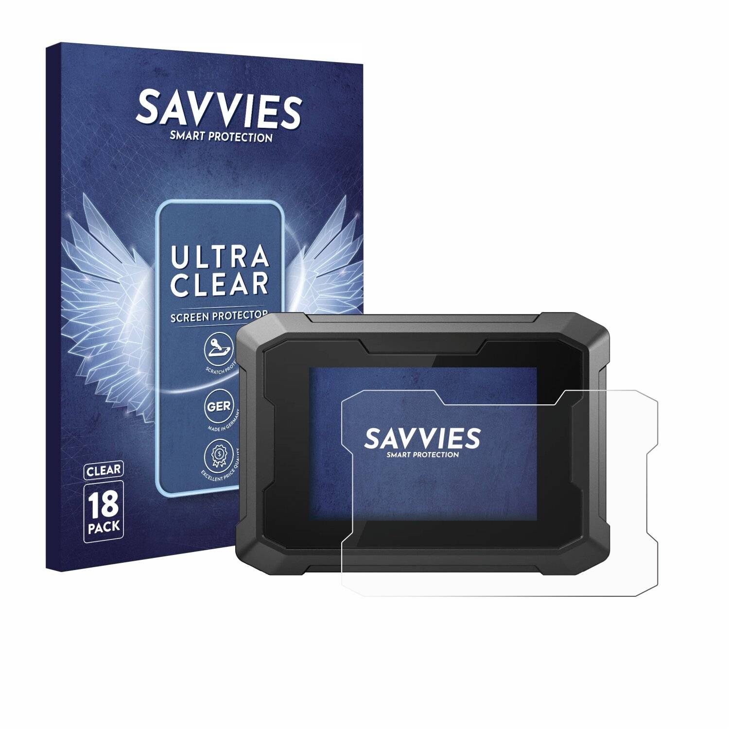 18x Savvies Displayschutz-Folie für Sculpfun