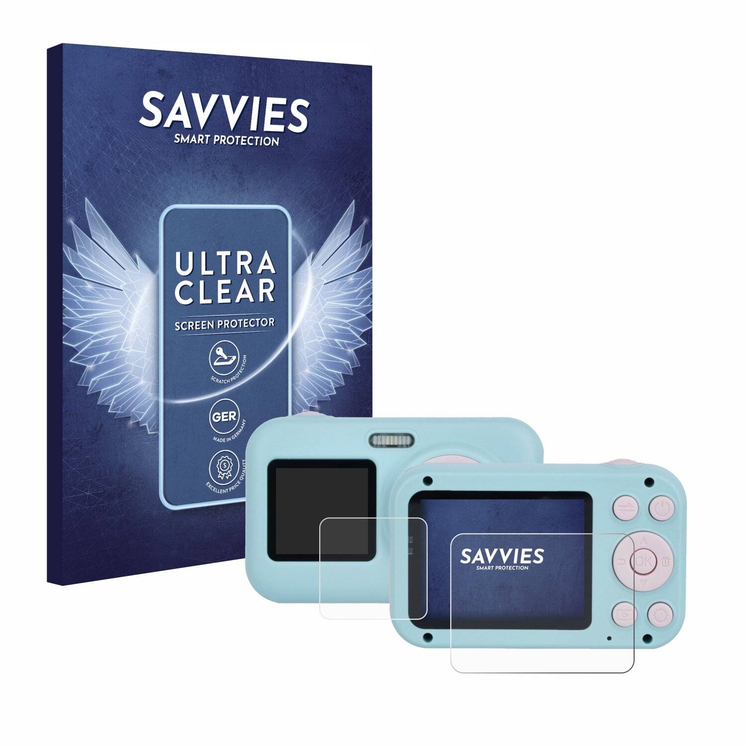 18x Savvies Displayschutz-Folie für Rollei Sportsline