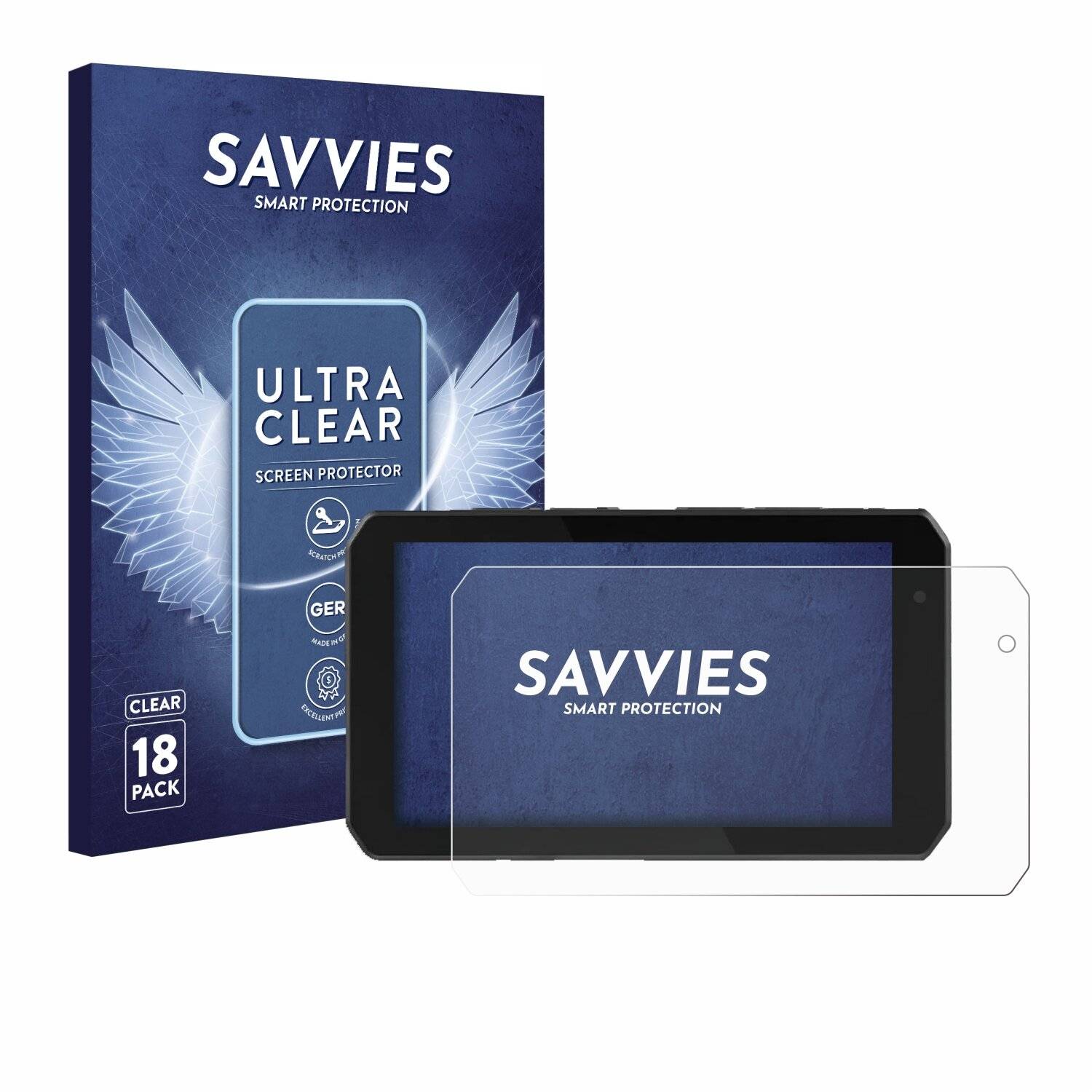 18x Savvies Displayschutz-Folie für Chigee AIO-5