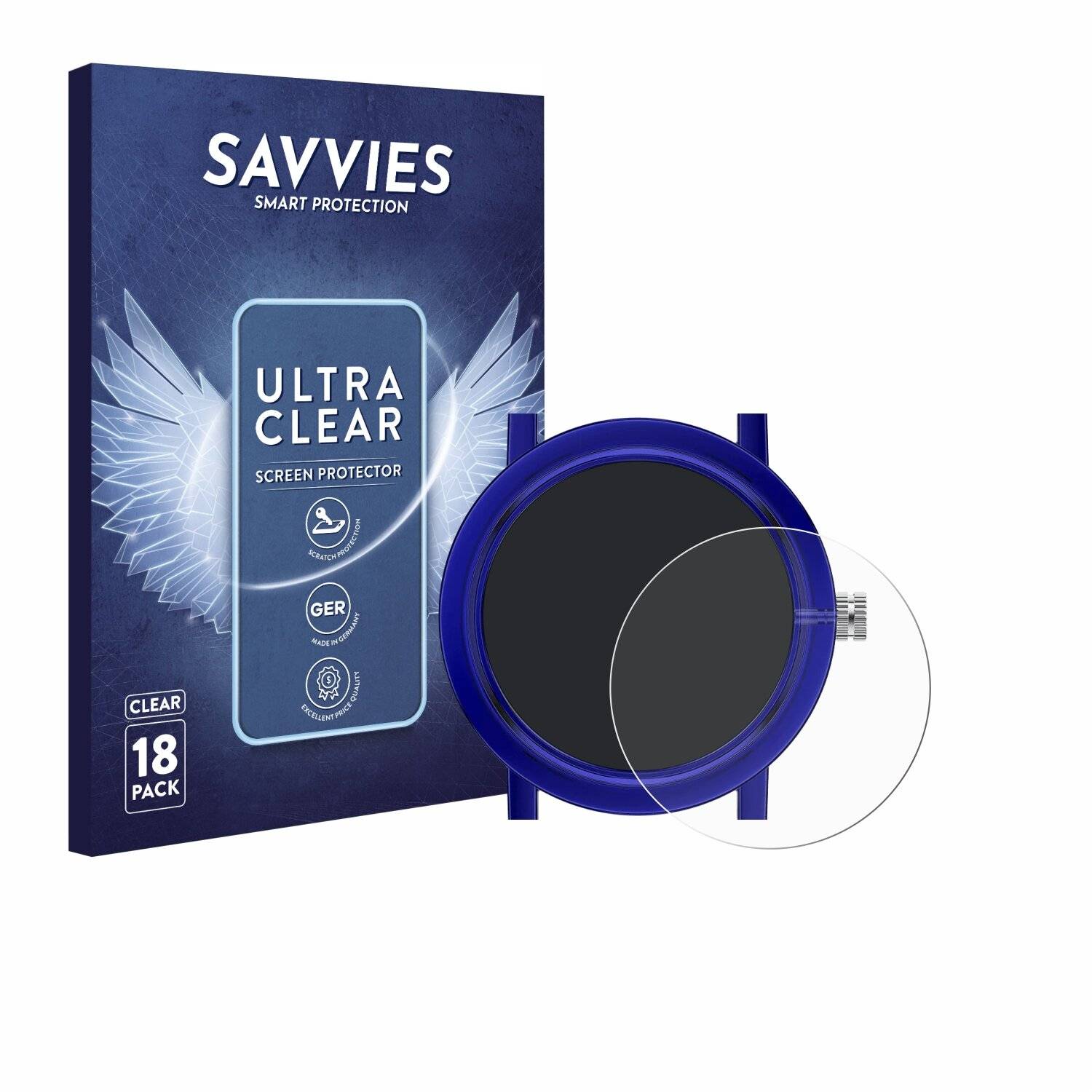 18x Savvies Displayschutz-Folie für Ice-Watch ICE