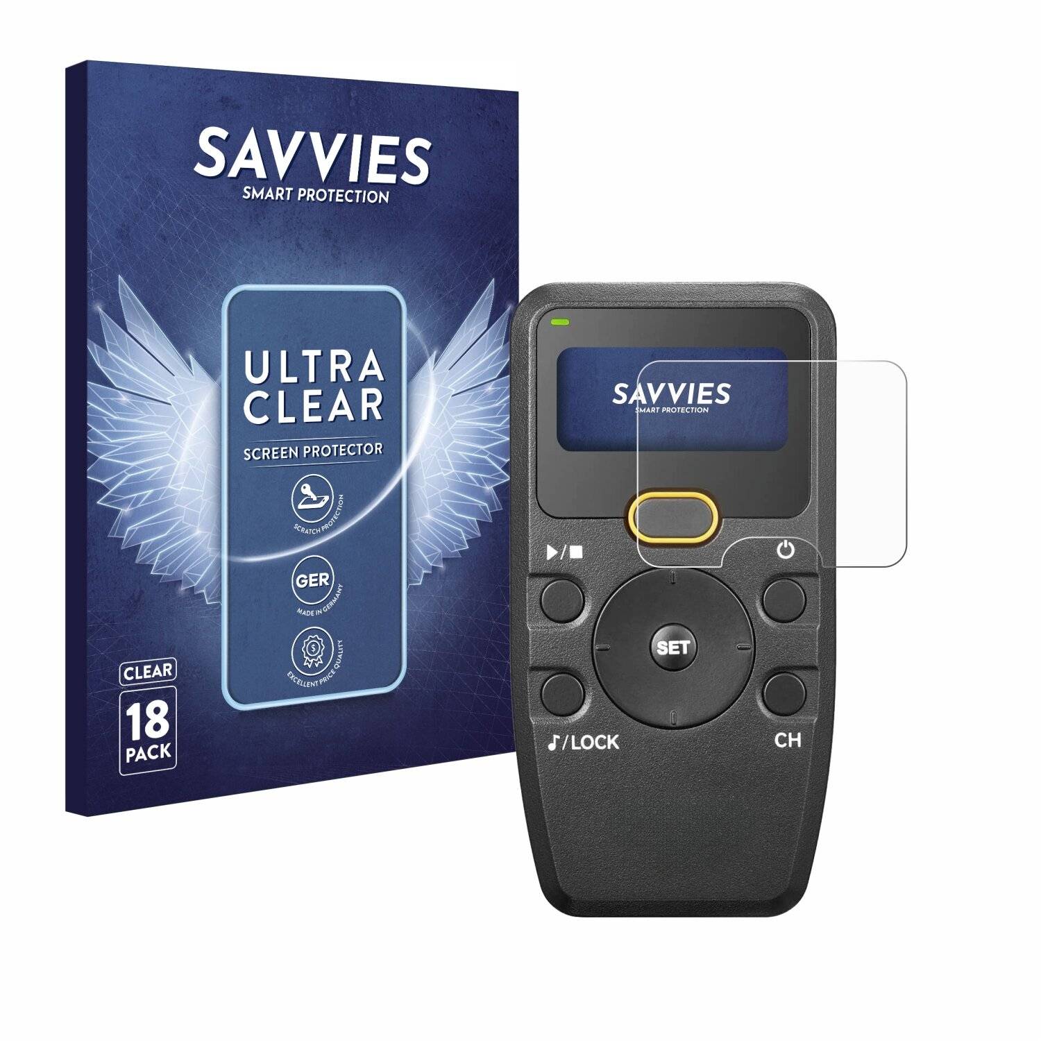 18x Savvies Displayschutz-Folie für Godox