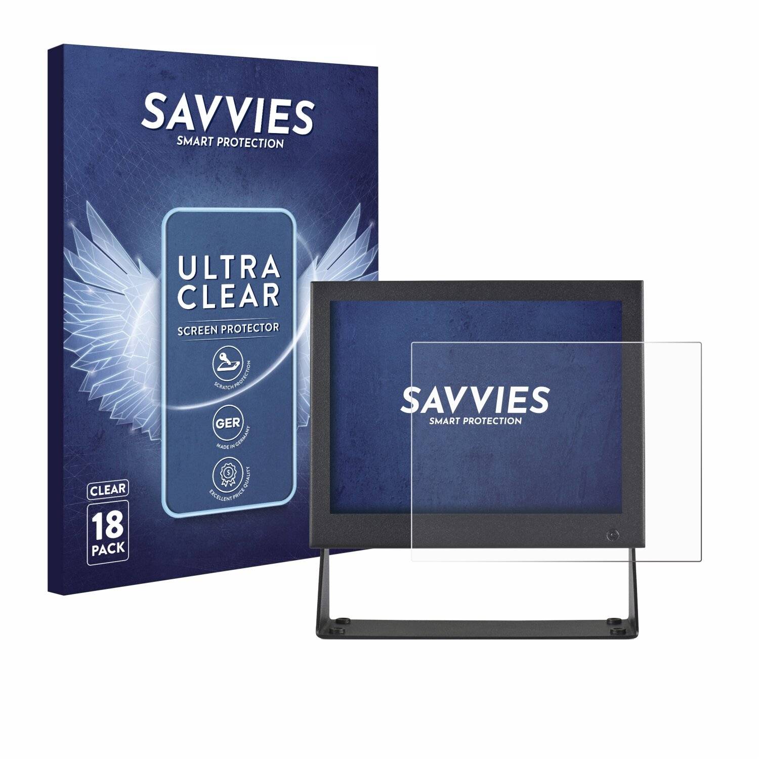 18x Savvies Displayschutz-Folie für Beetronics
