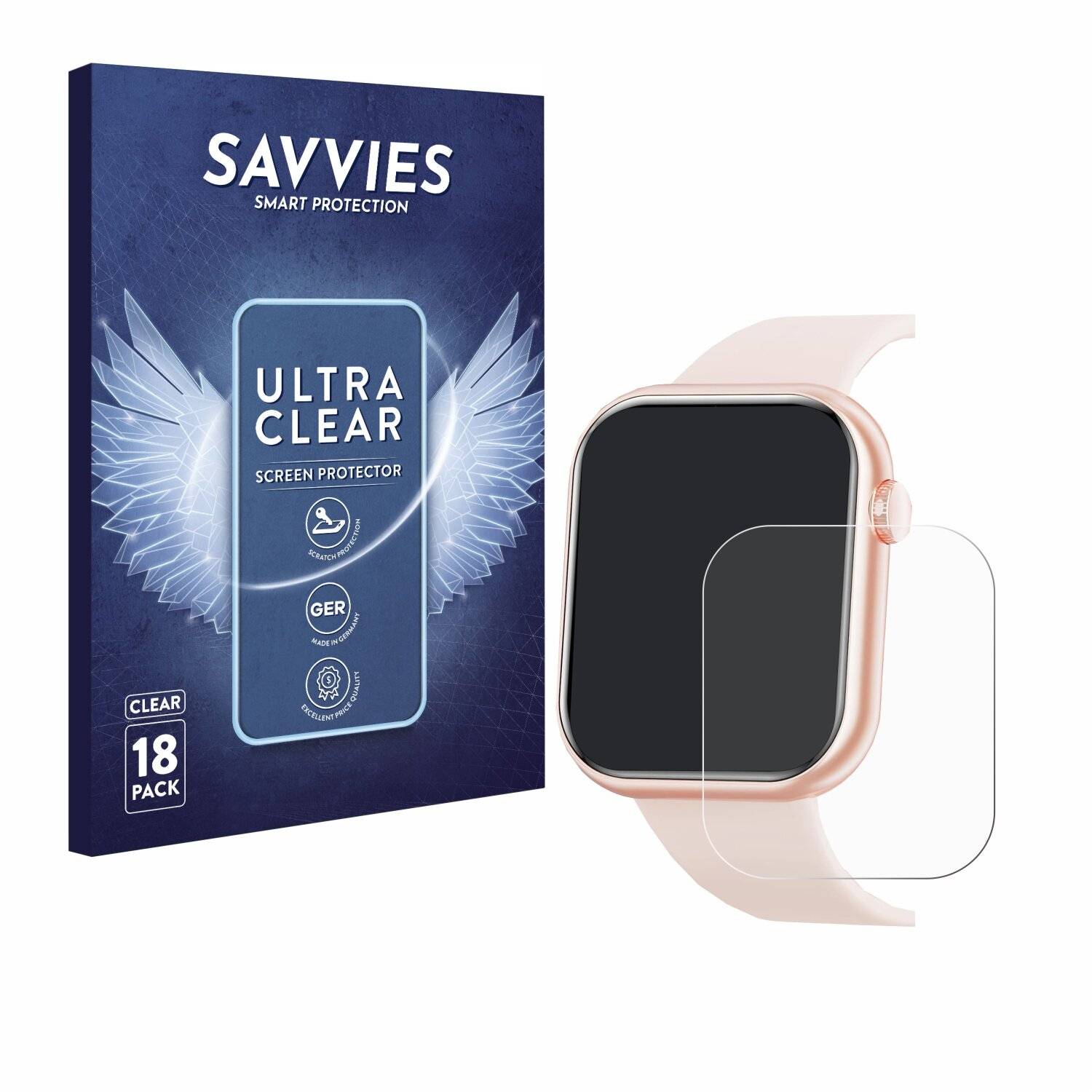 18x Savvies Displayschutz-Folie für Hwagol G28