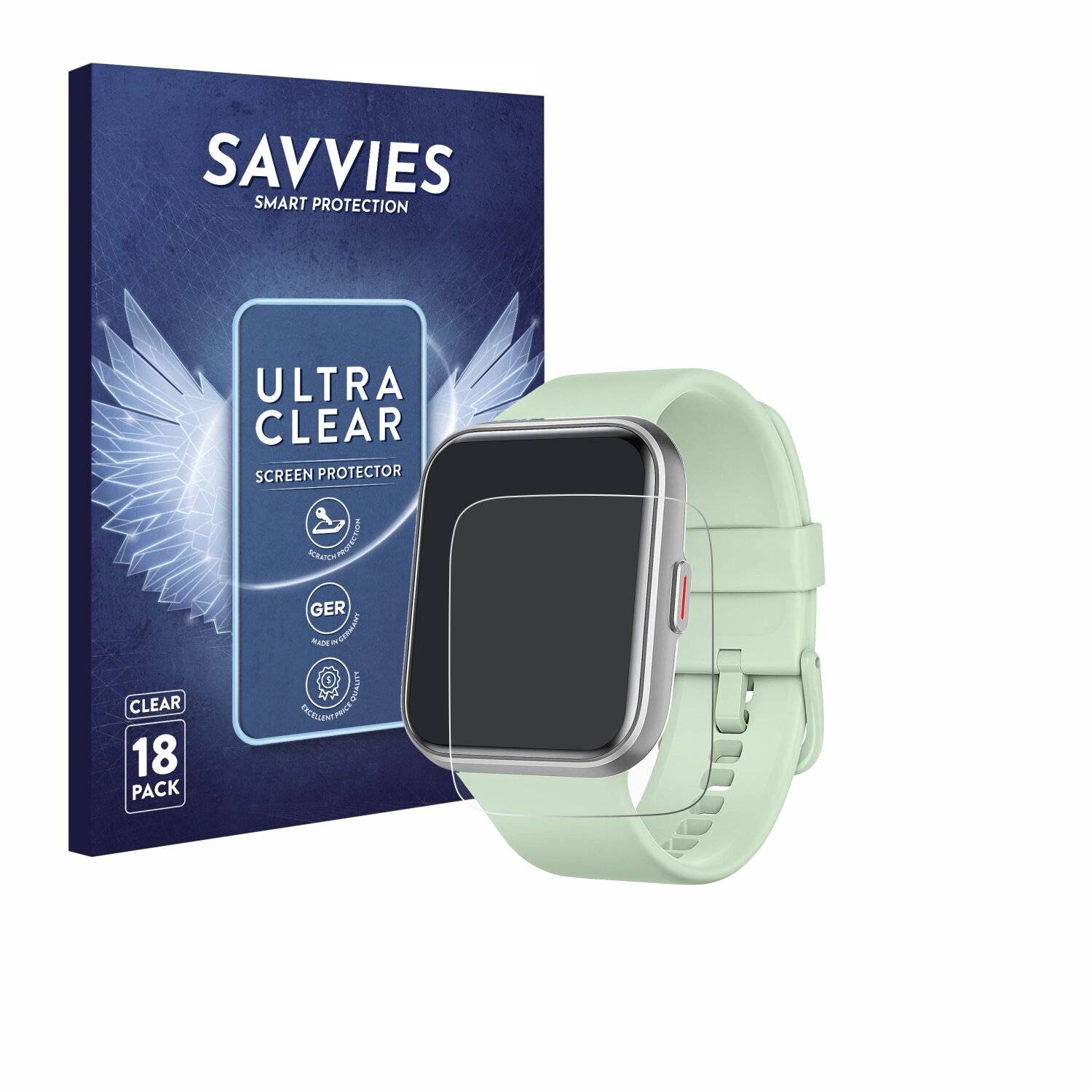 18x Savvies Displayschutz-Folie für Enomir 208