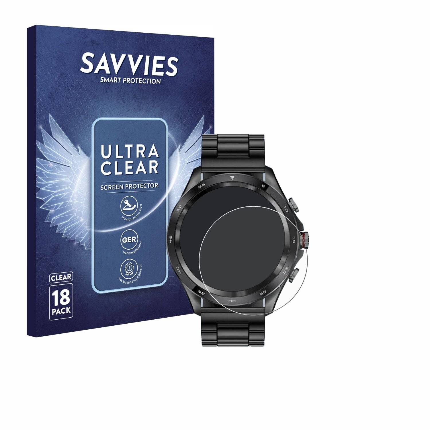 18x Savvies Displayschutz-Folie für LIGE