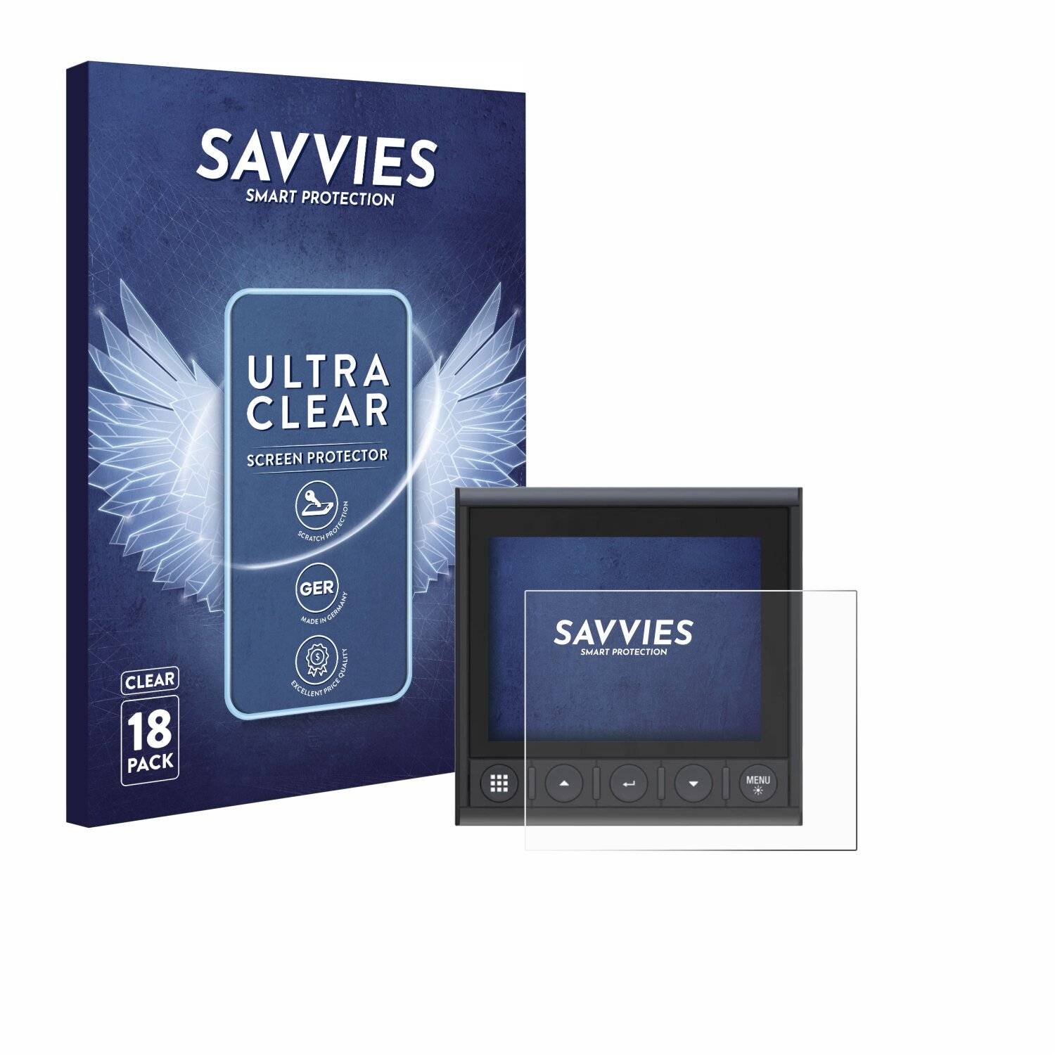 18x Savvies Displayschutz-Folie für B&G Triton