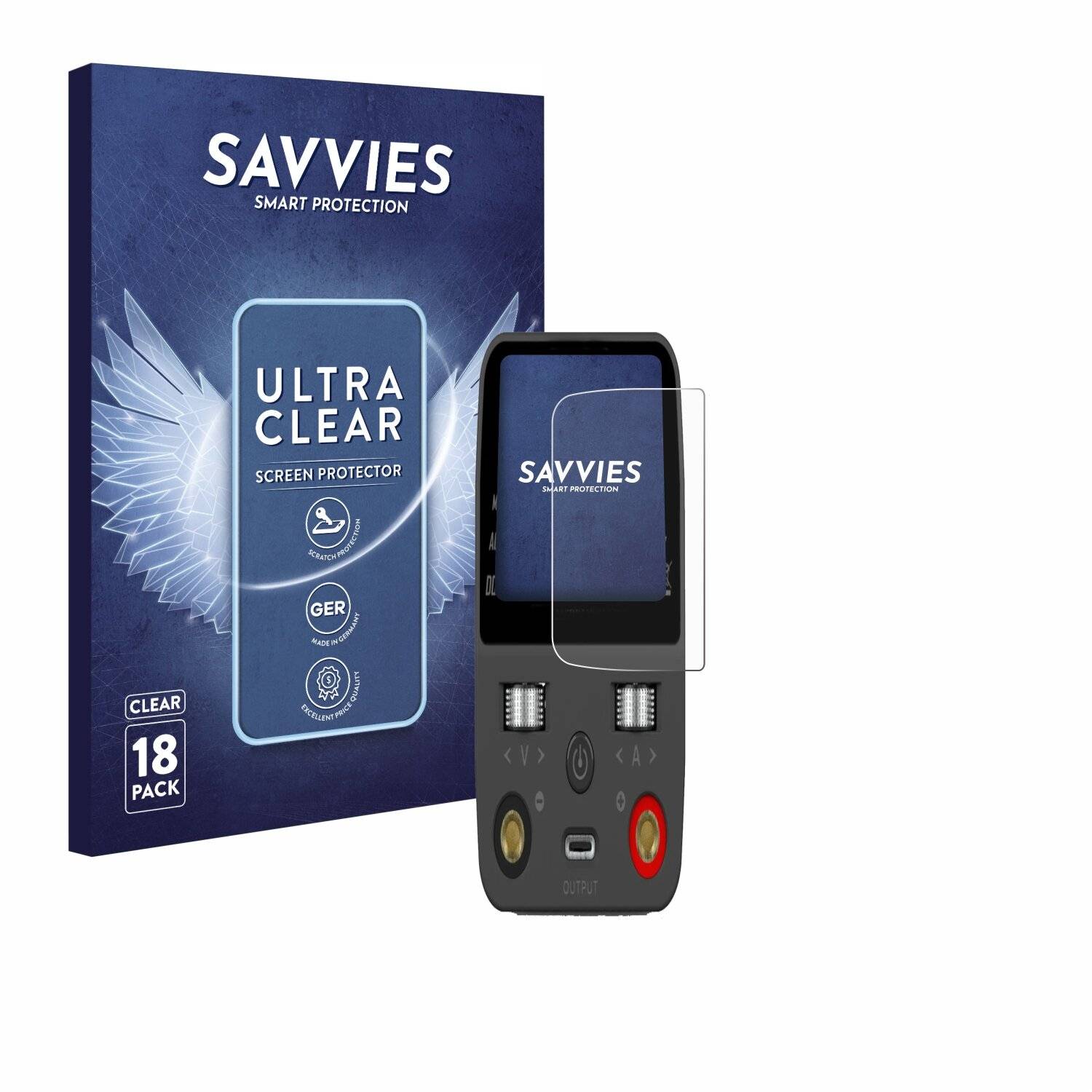 18x Savvies Displayschutz-Folie für ToolkitRC P200