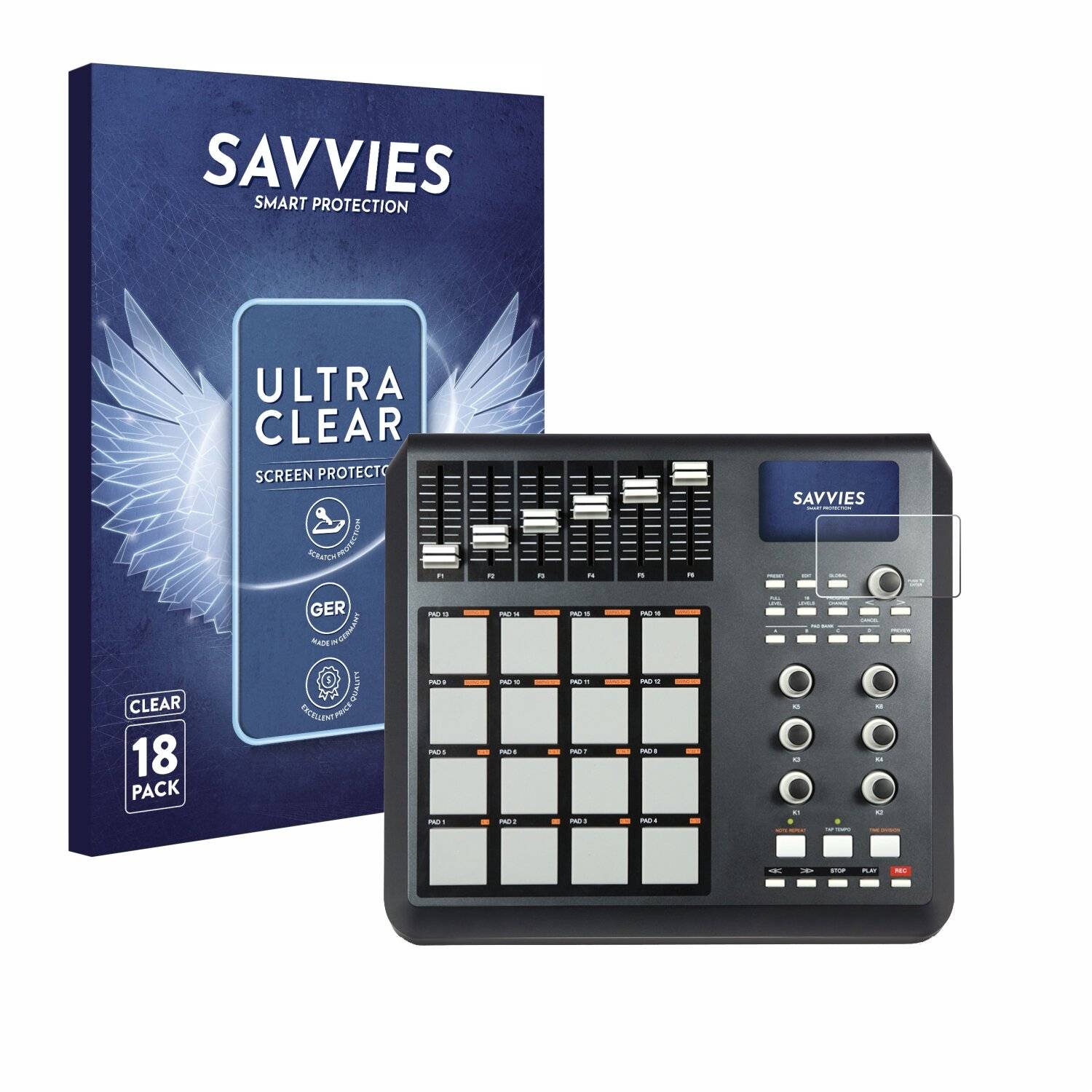 18x Savvies Displayschutz-Folie für Akai