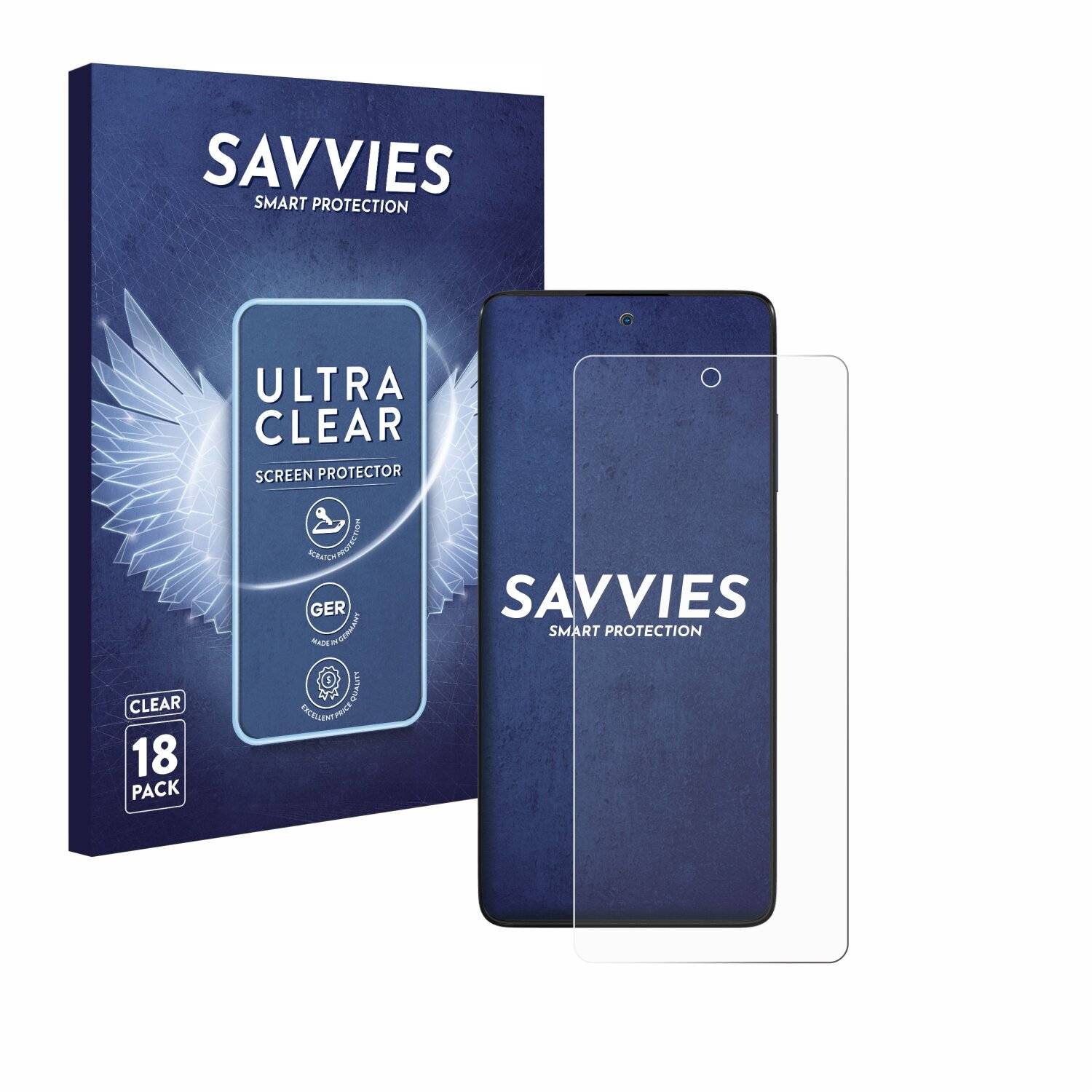 18x Savvies Displayschutz-Folie für HMD