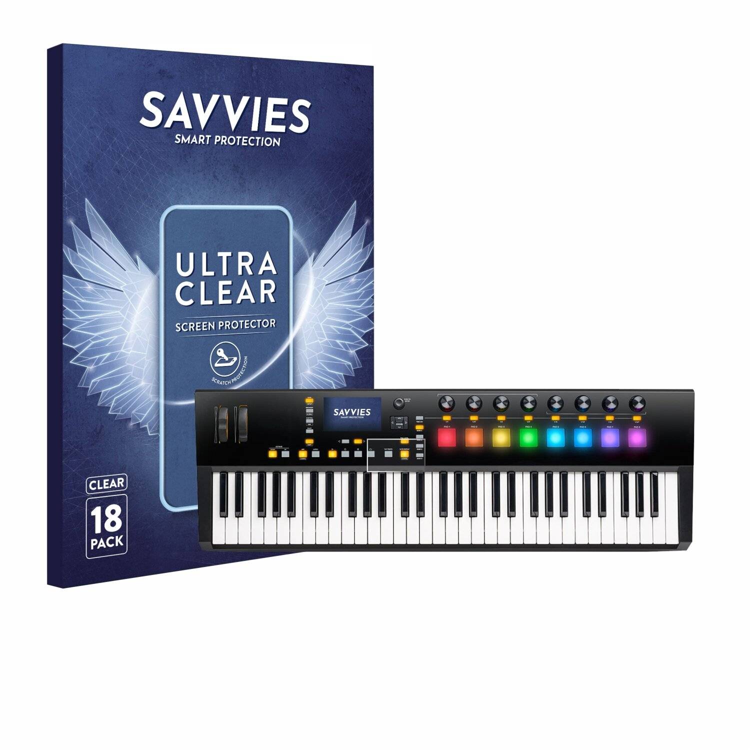 18x Savvies Displayschutz-Folie für Akai Advance