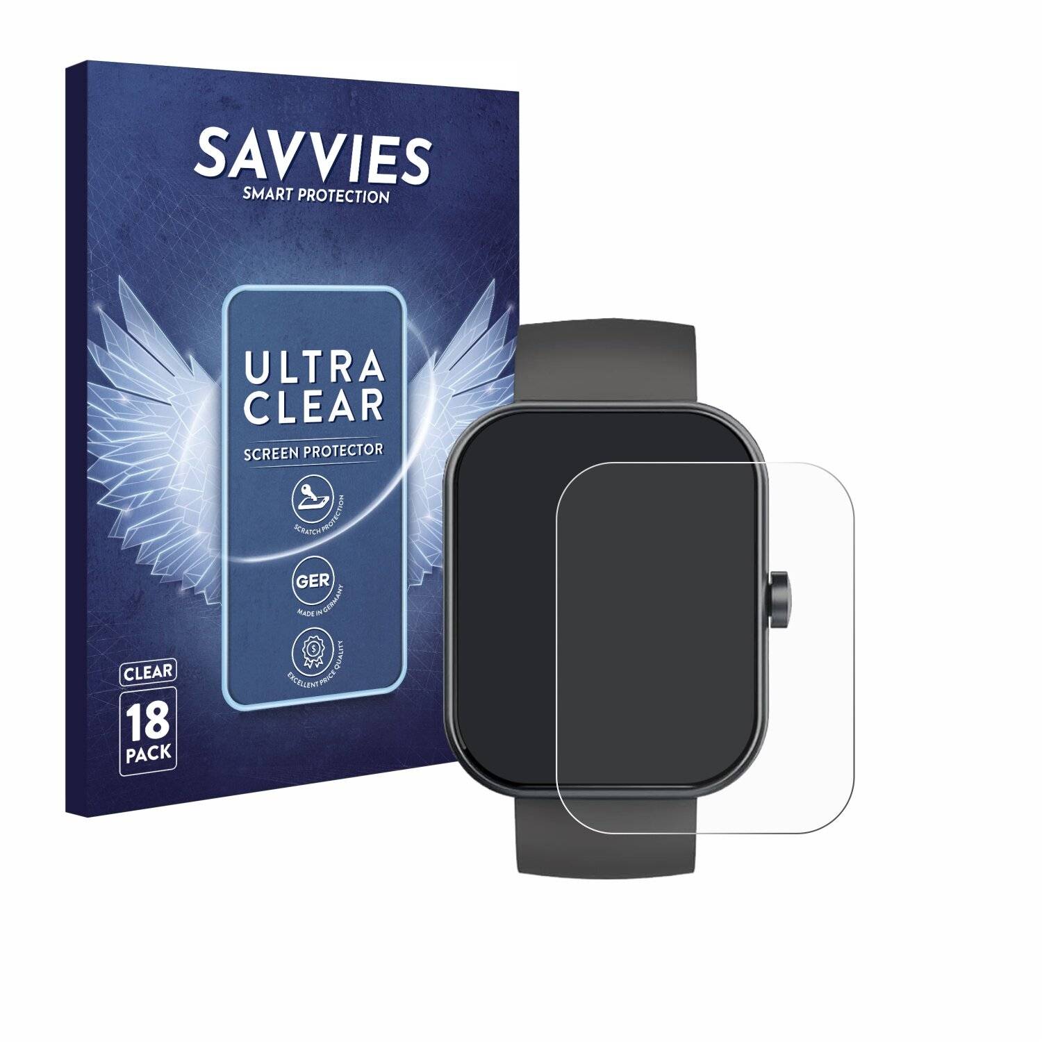 18x Savvies Displayschutz-Folie für Jugeman Y66