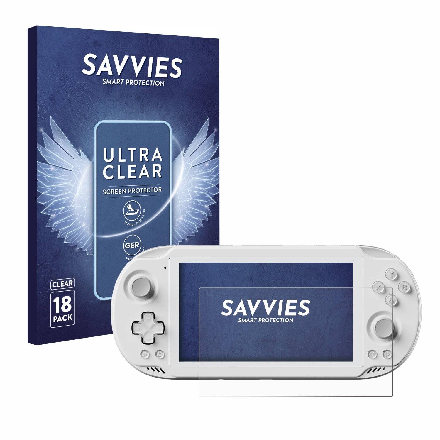 18x Savvies Displayschutz-Folie für AYN Odin 2