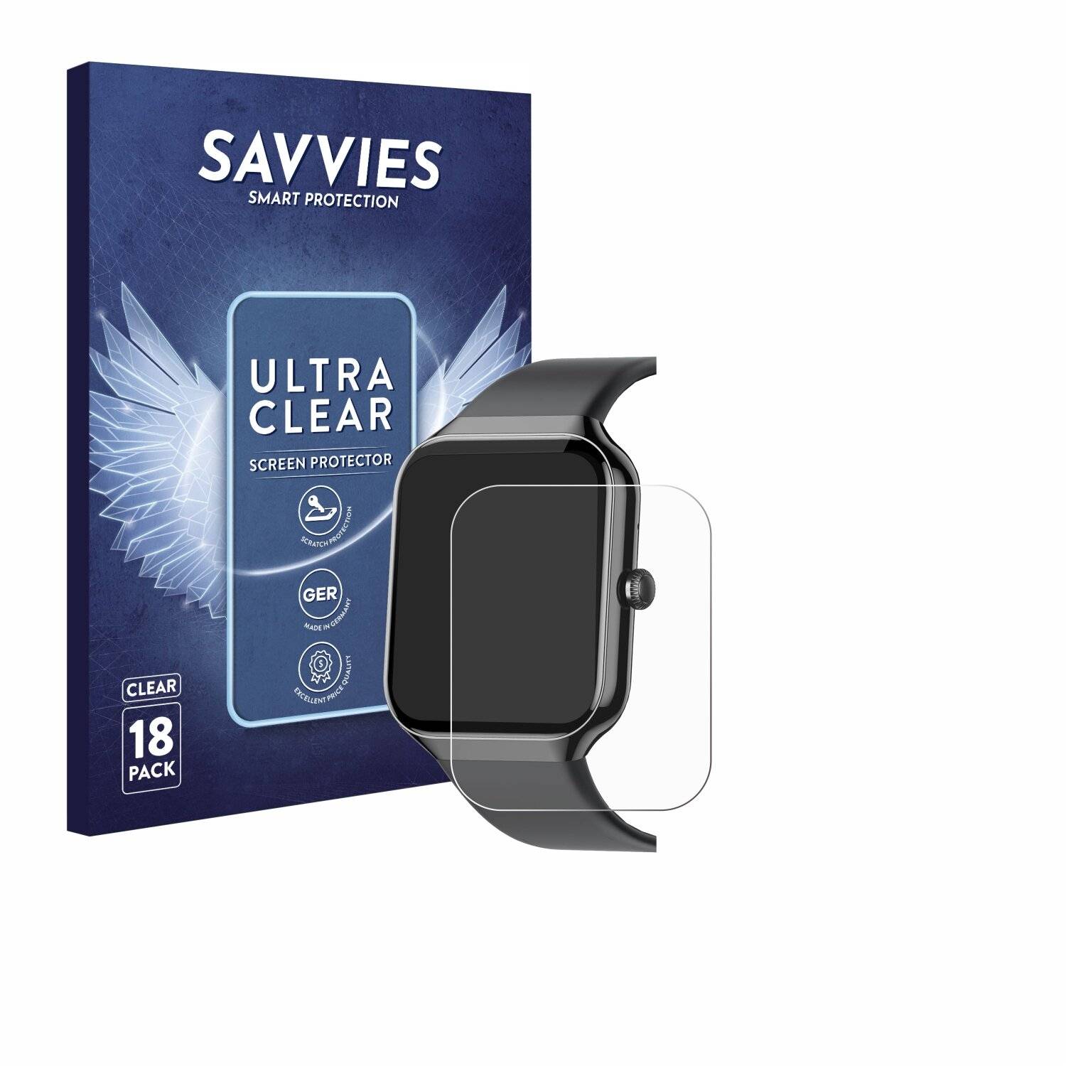 18x Savvies Displayschutz-Folie für Jugeman P99