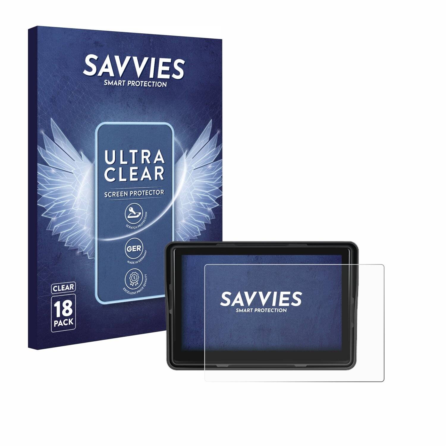 18x Savvies Displayschutz-Folie für CAMECHO