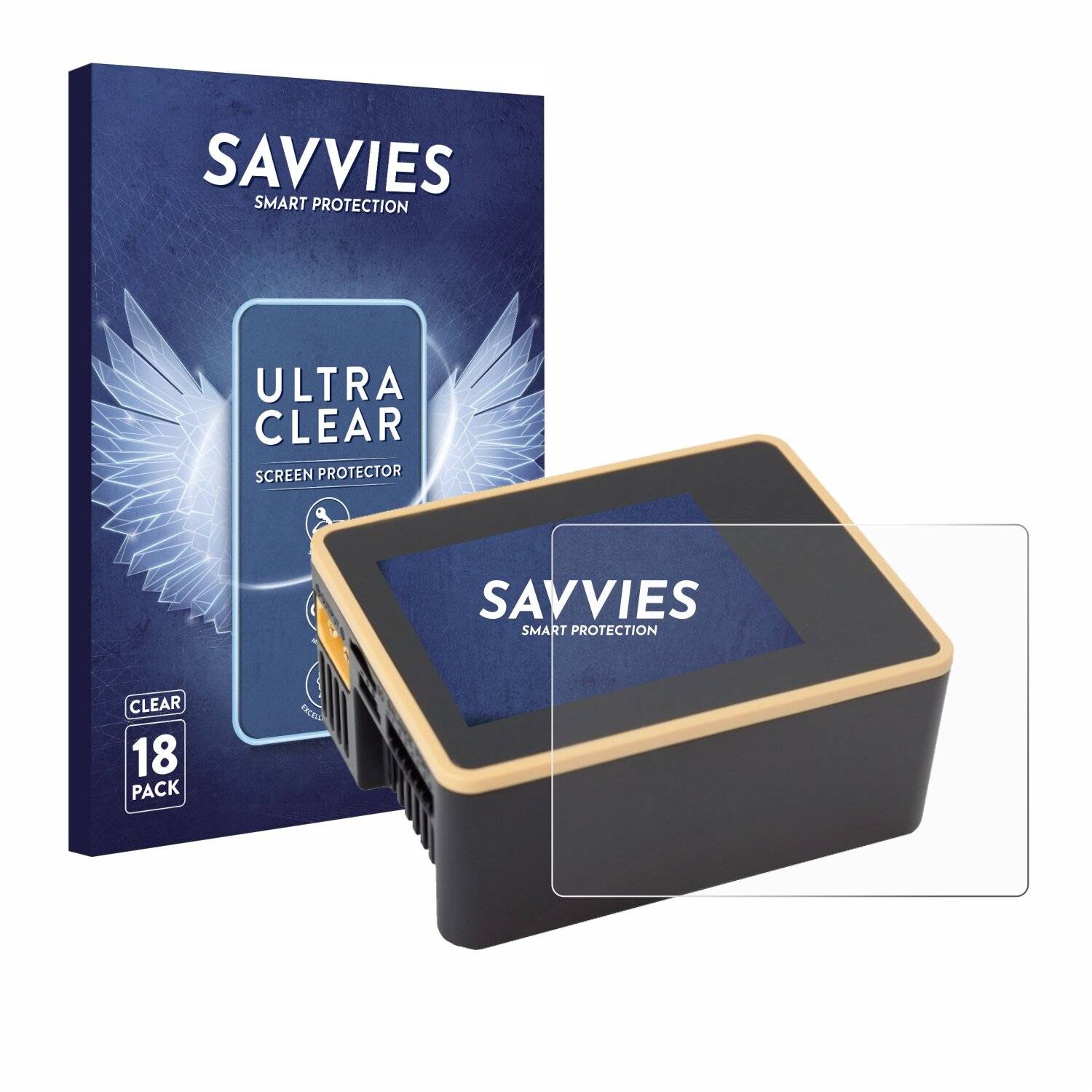 18x Savvies Displayschutz-Folie für Junsi iCharger
