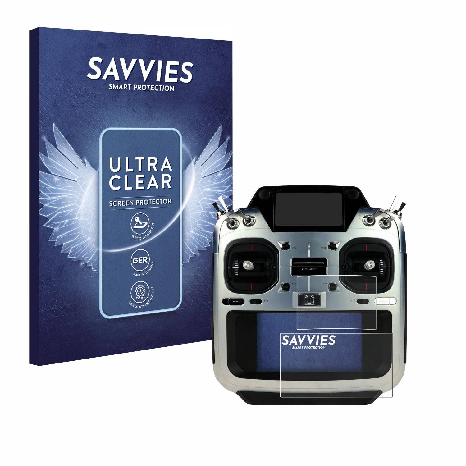 18x Savvies Displayschutz-Folie für Futaba