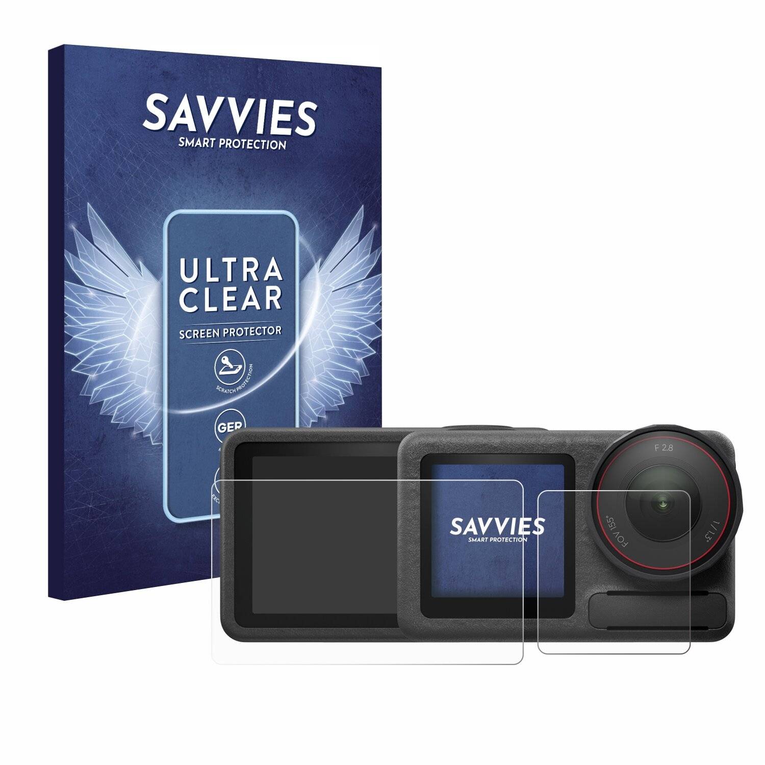 18x Savvies Displayschutz-Folie für DJI Osmo Action 5