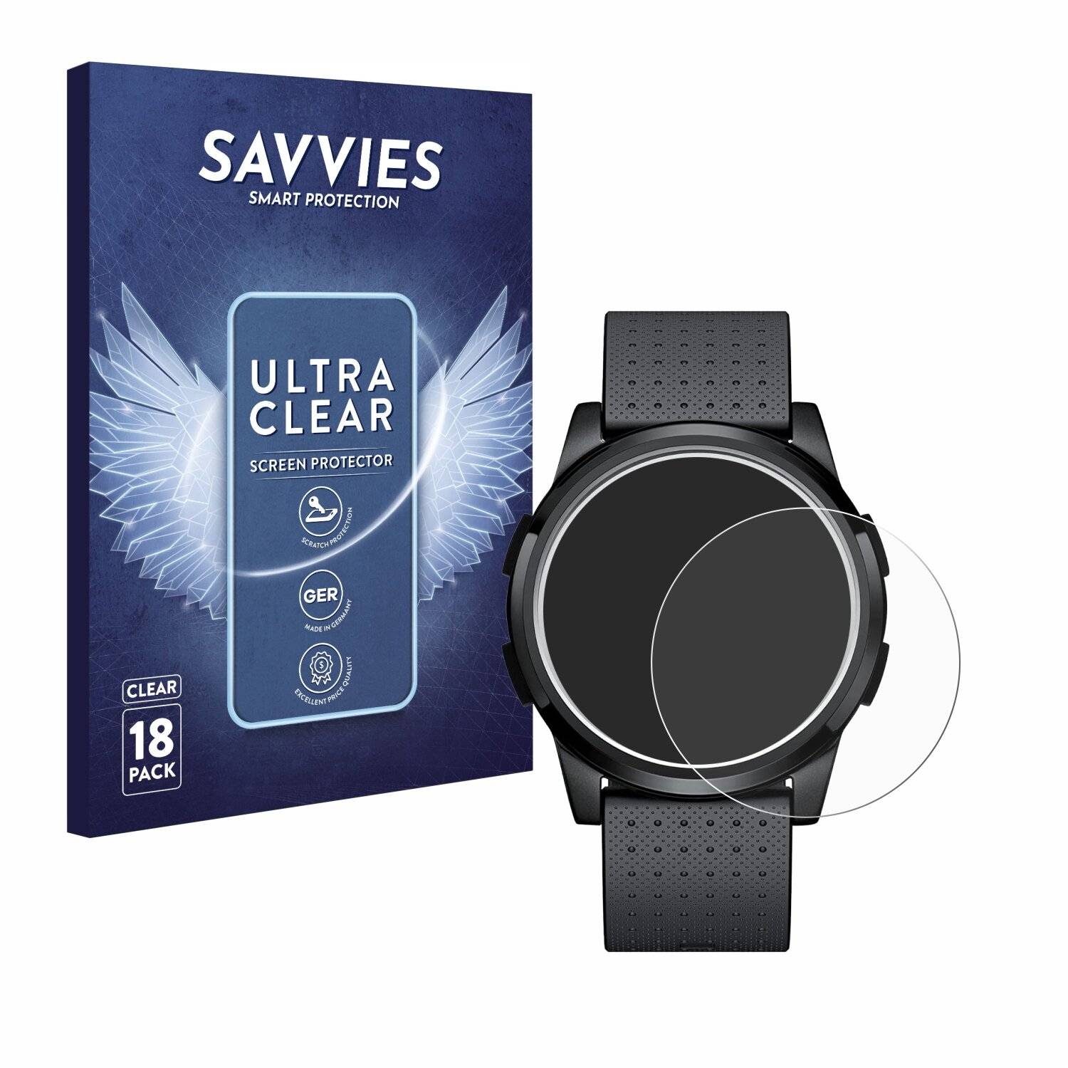18x Savvies Displayschutz-Folie für golden hour
