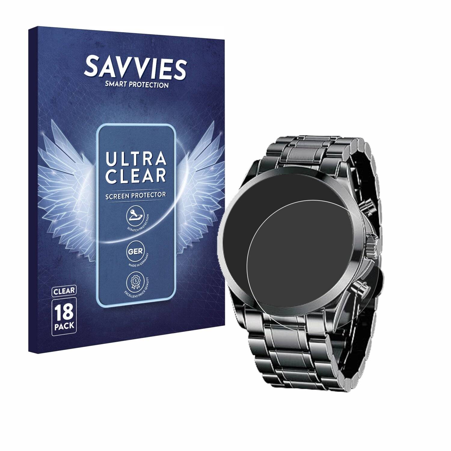 18x Savvies Displayschutz-Folie für By Benyar