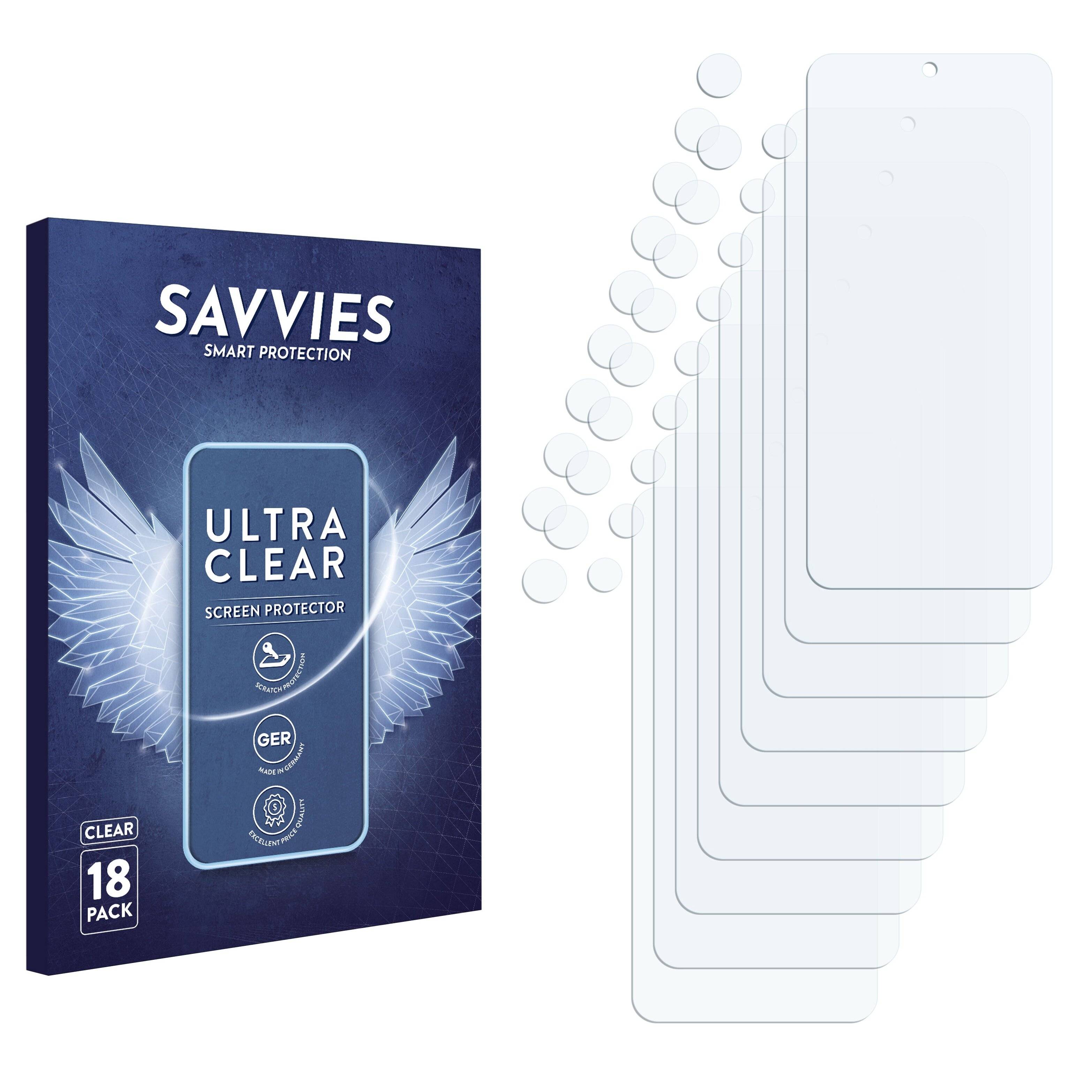 18x Savvies Displayschutz-Folie für Motorola ThinkPhone 25