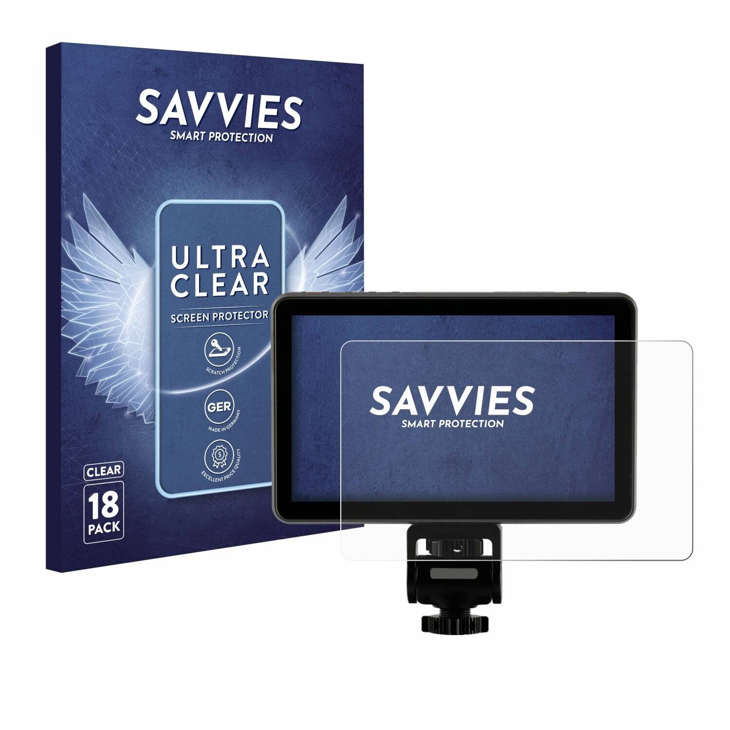 18x Savvies Displayschutz-Folie für Rollei Viltrox DC-X2